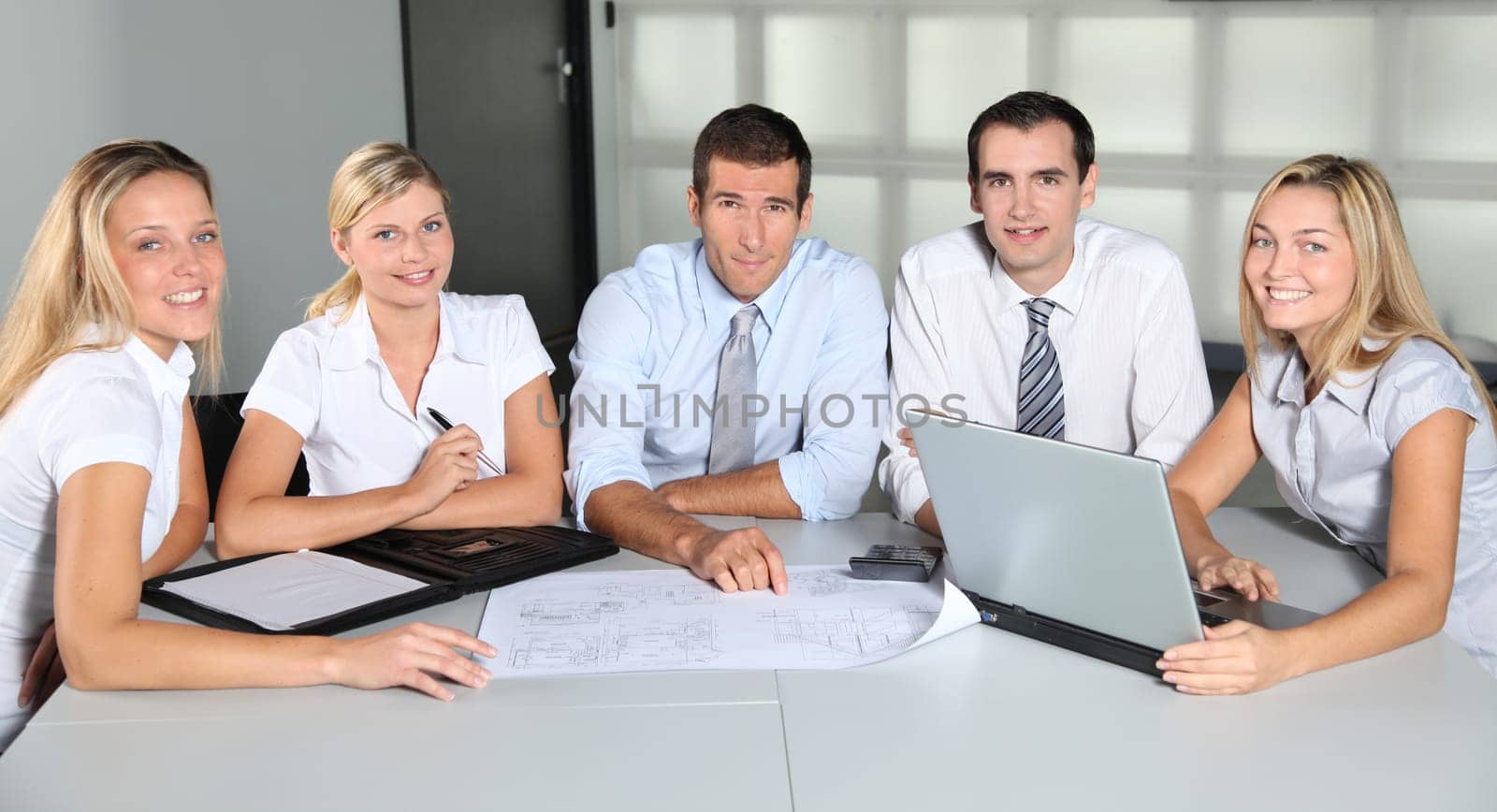 Group of business people meeting in the office