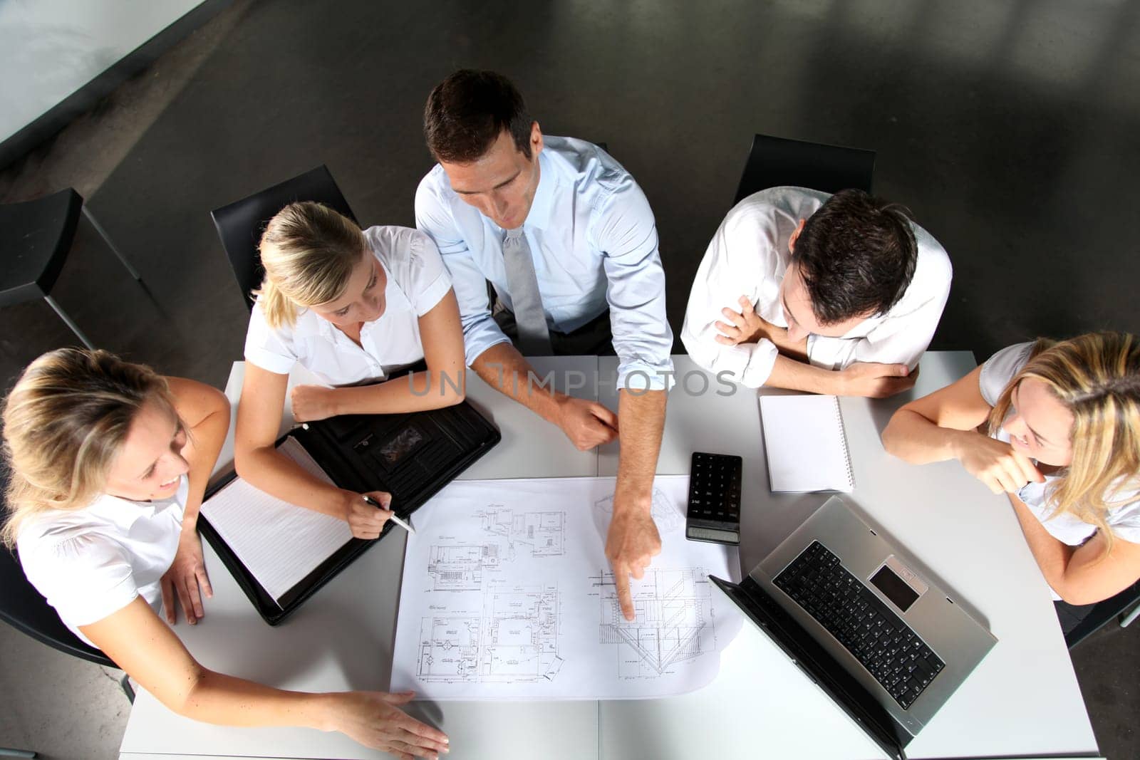 Group of business people meeting in the office