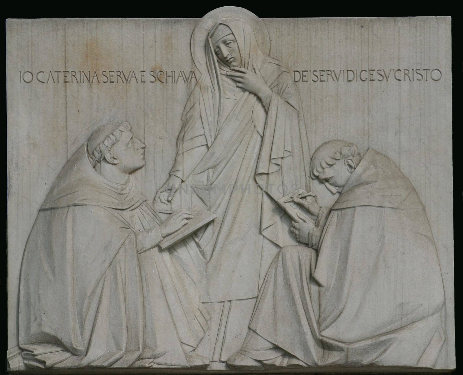 Relief, Saint Catherine of Siena, Rome