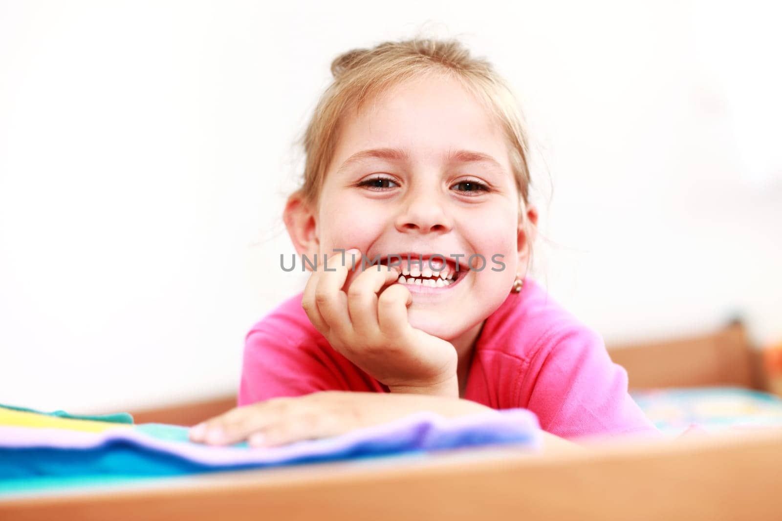 Little girl smiling