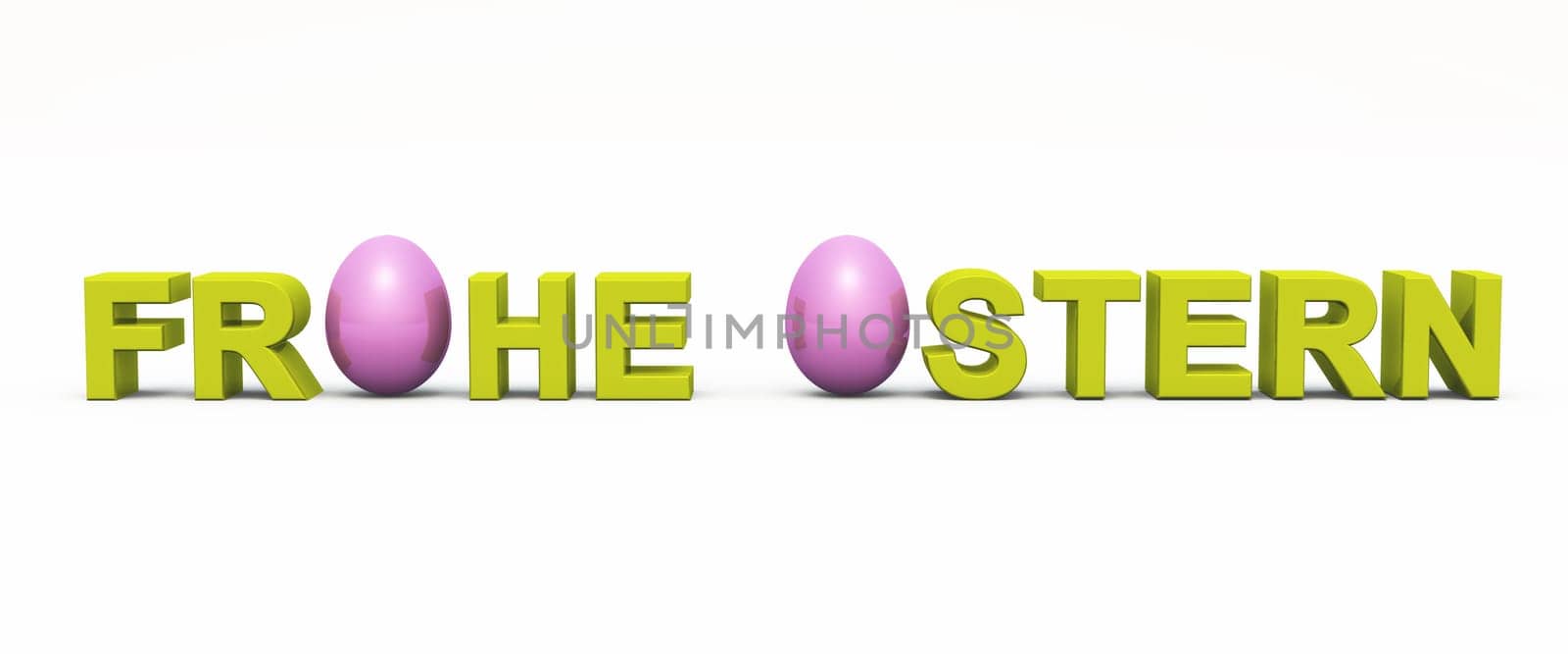 3D Lettering - Happy Easter Green Pink