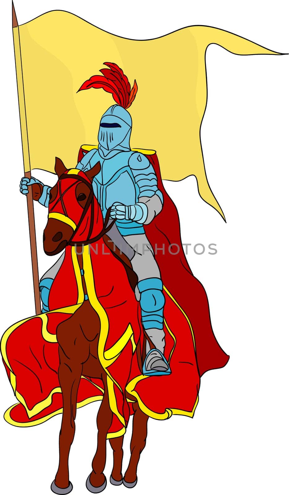 knight on horse