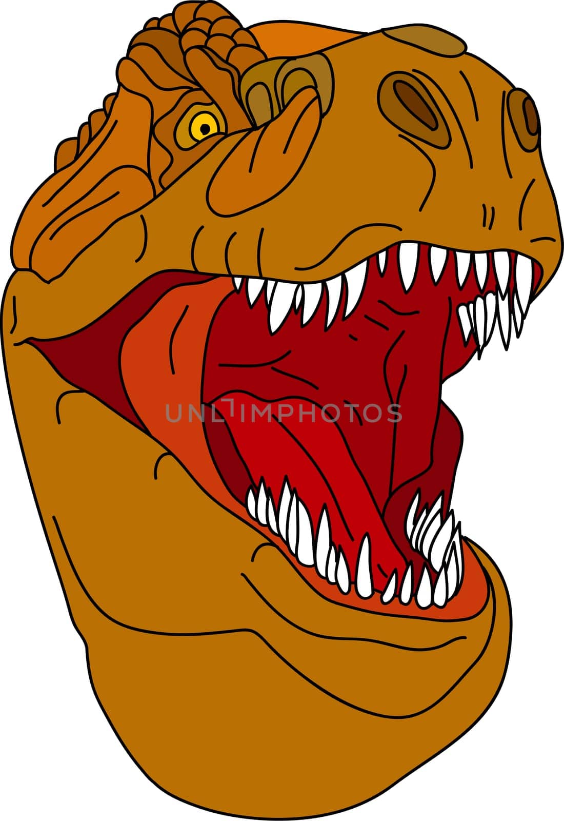 t-rex head