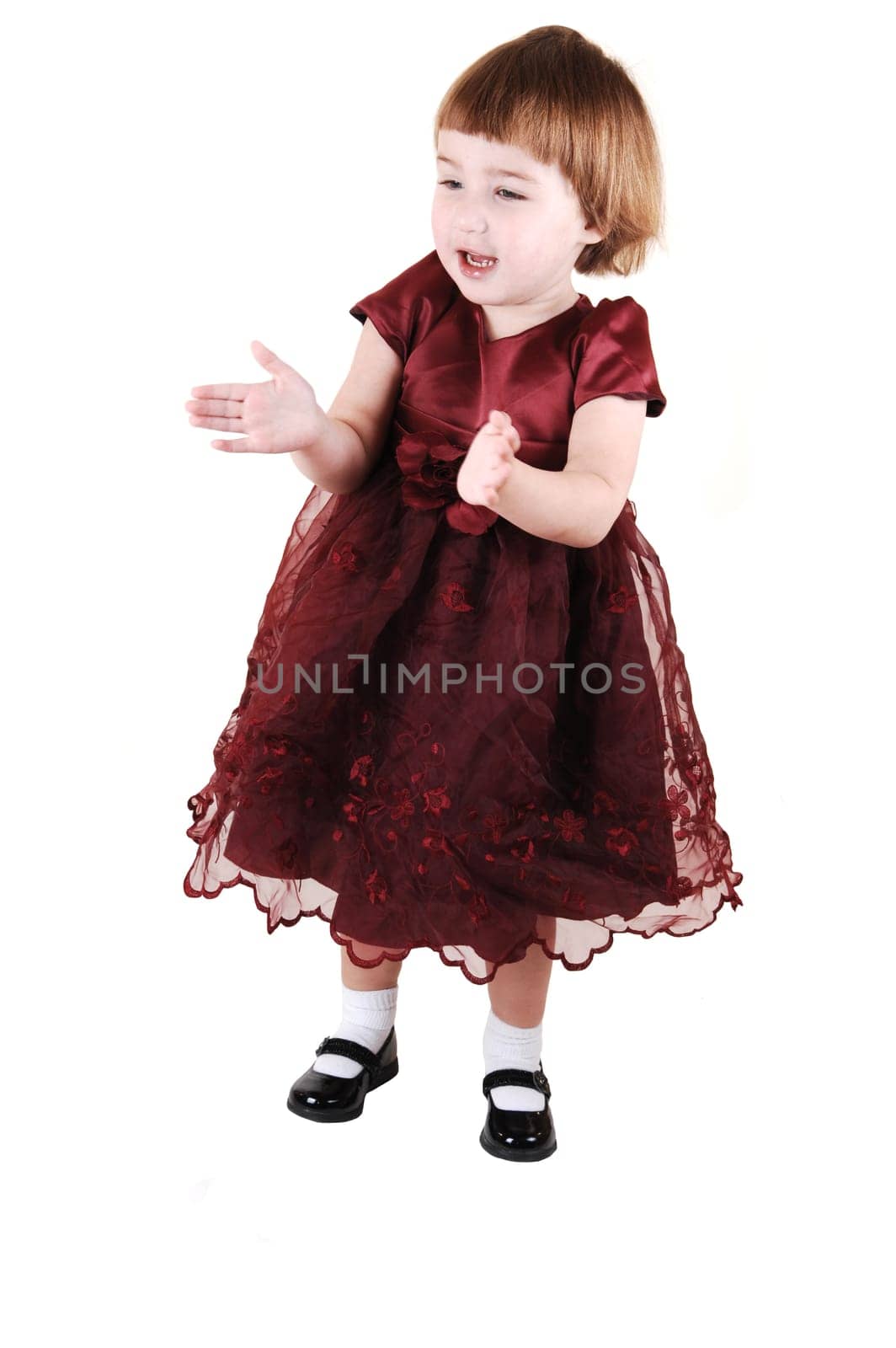 Little girl in dress