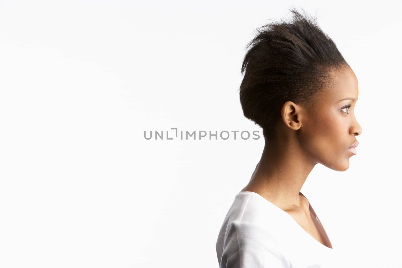 Portrait Of Attractive Young Woman In Studio