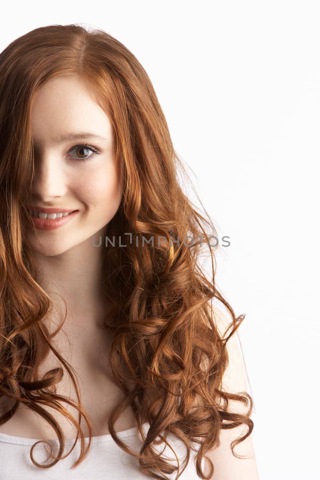 Portrait Of Attractive Teenage Girl In Studio