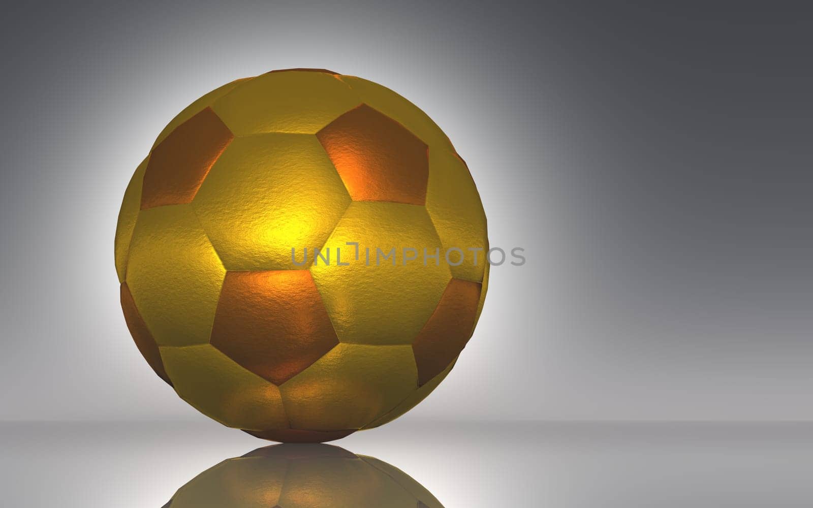 Golden Football in the Light 01