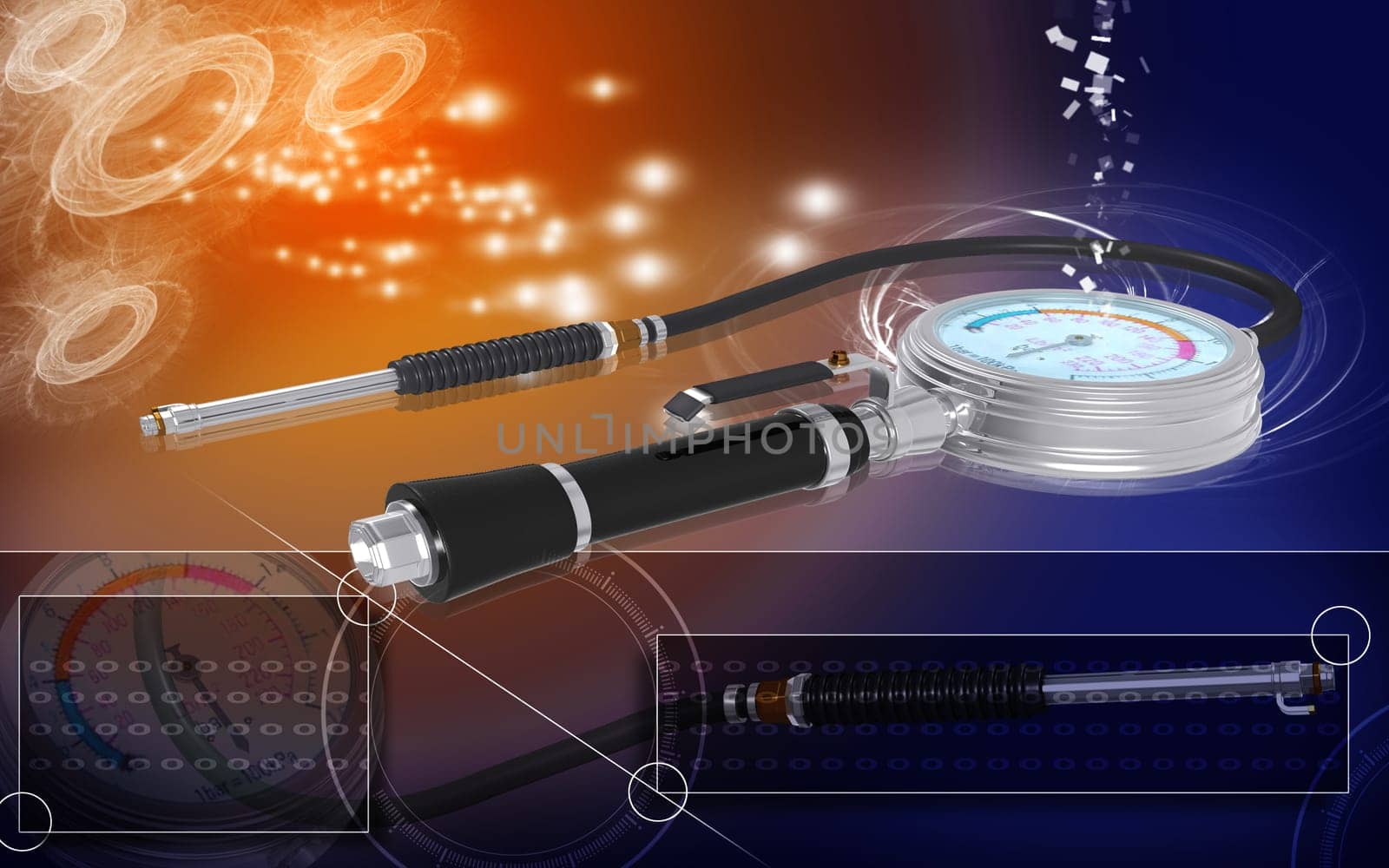 Air tyre inflator