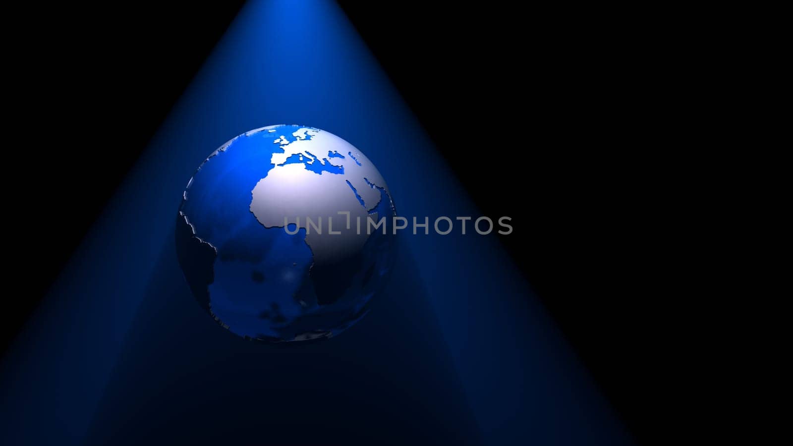 Globe in the Light - Blue