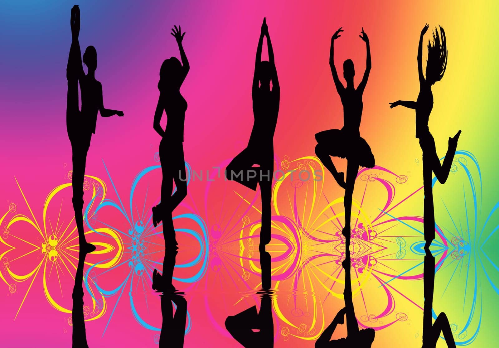 Dancing women
