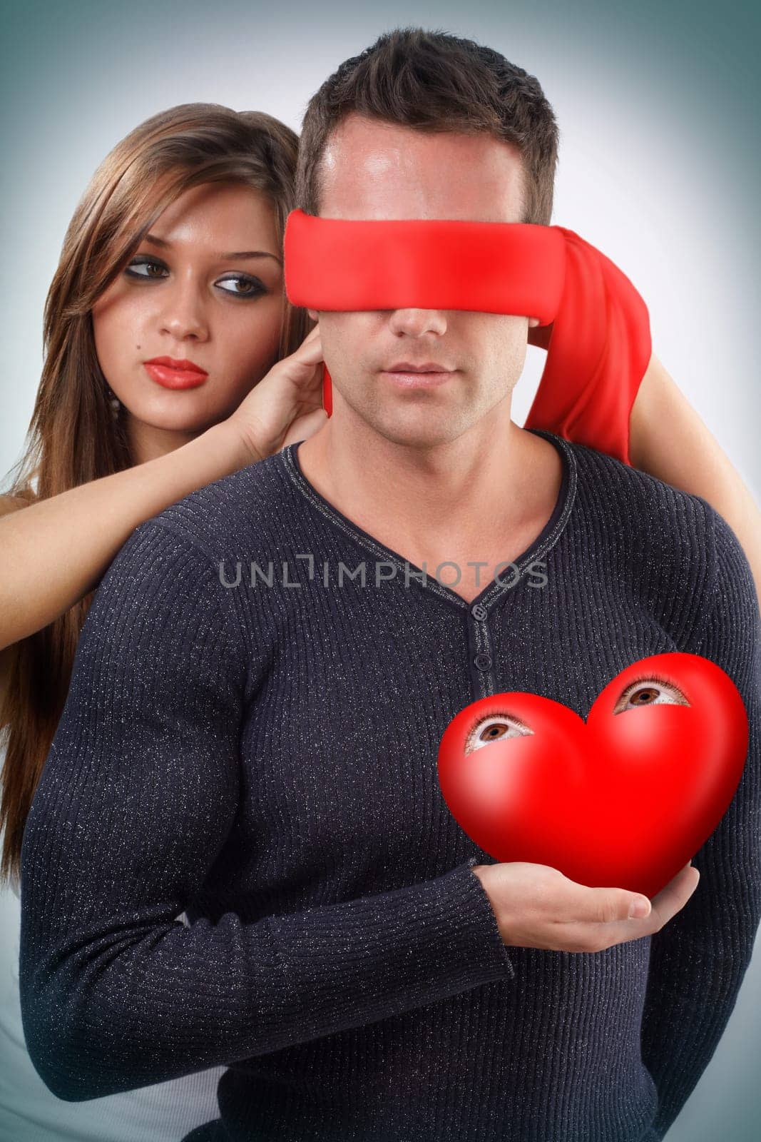 His hearts eyes