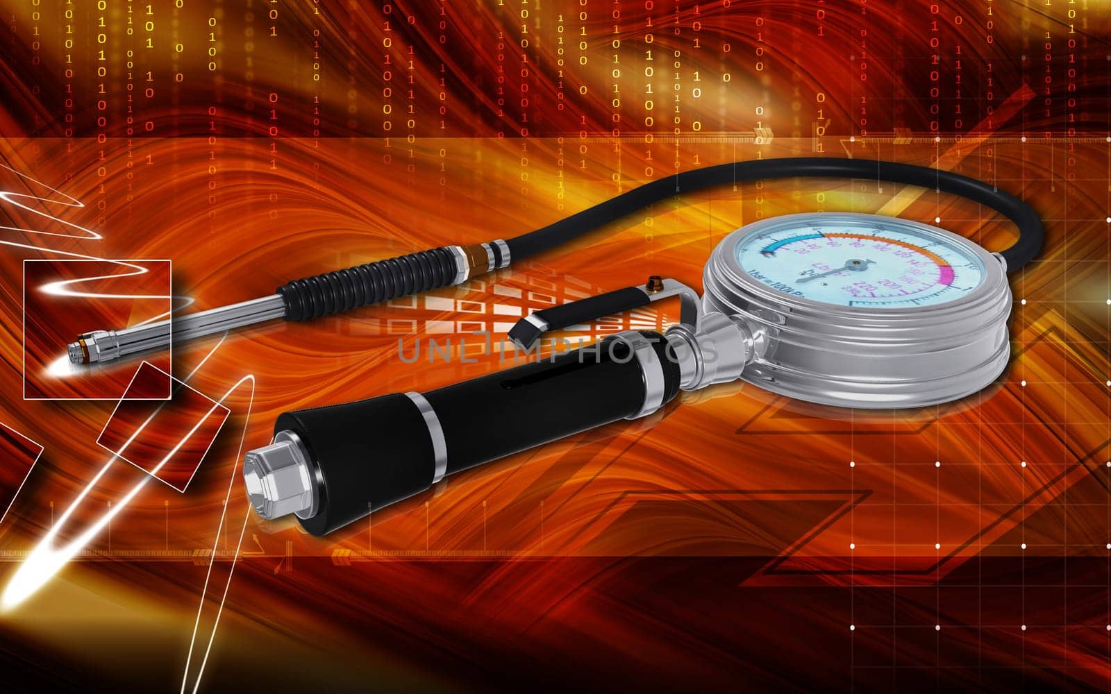 Air tyre inflator