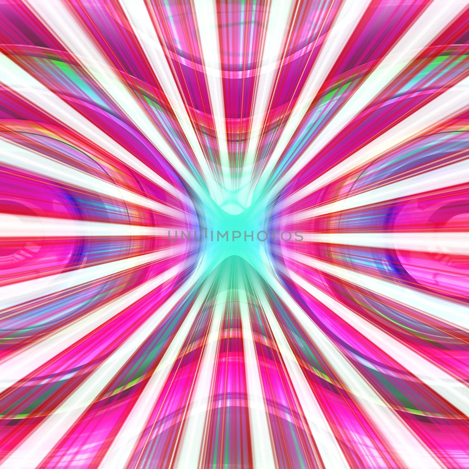 An abstract vortex in bright and vivid colors.