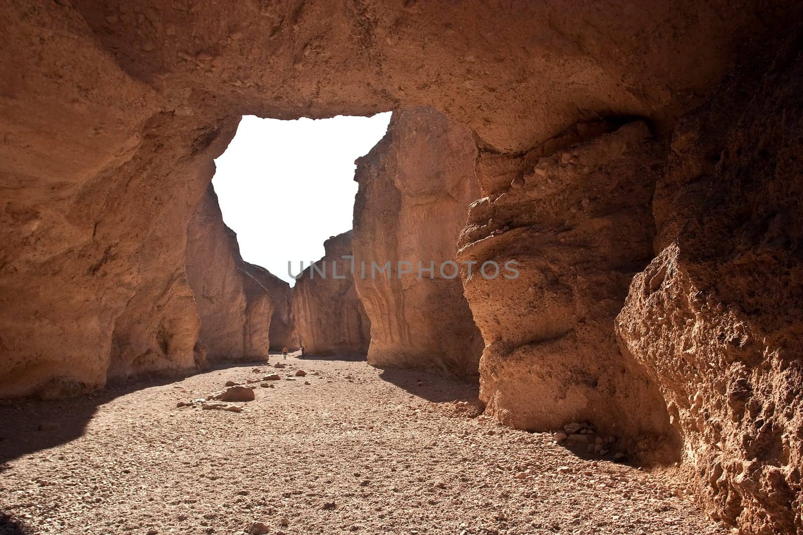Natural Bridge Canyon is found on the east side of the park and is one of the few canyons with an official trailhead.