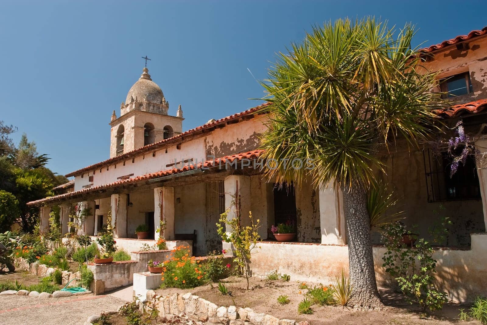 Mission San Carlos Borromeo de Carmelo, also known as the Carmel Mission, is a historic Roman Catholic mission church in Carmel-by-the-Sea, California. It was the headquarters of the padre presidente, Father Fermin Francisco de Lasuen.