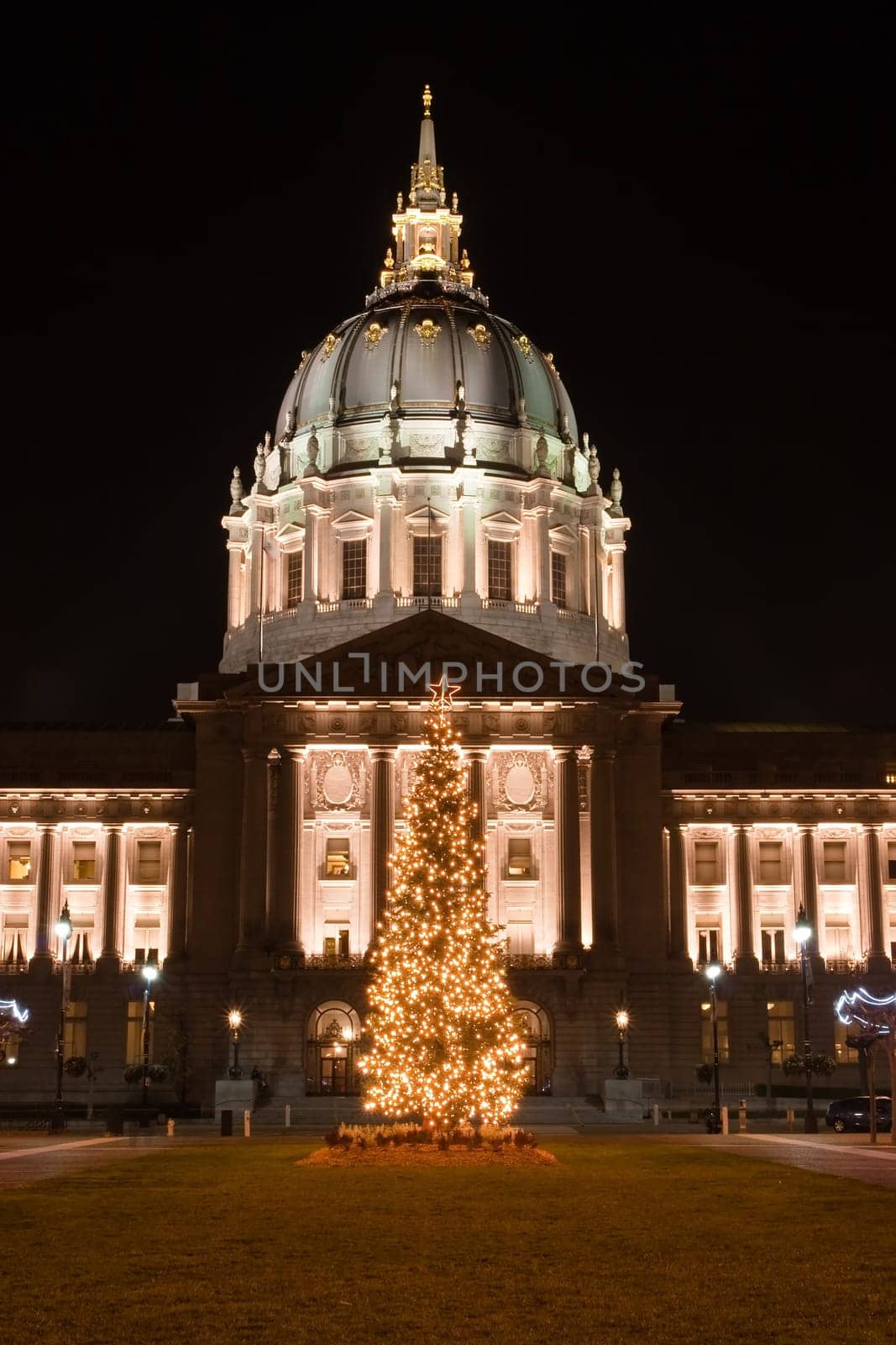 City Hall of San Francisco, California, opened in 1915, in its open space area in the city&#039 s Civic Center, is a Beaux-Arts monument to the brief "City Beautiful"" movement that epitomized the high-minded American Renaissance of the period 18"