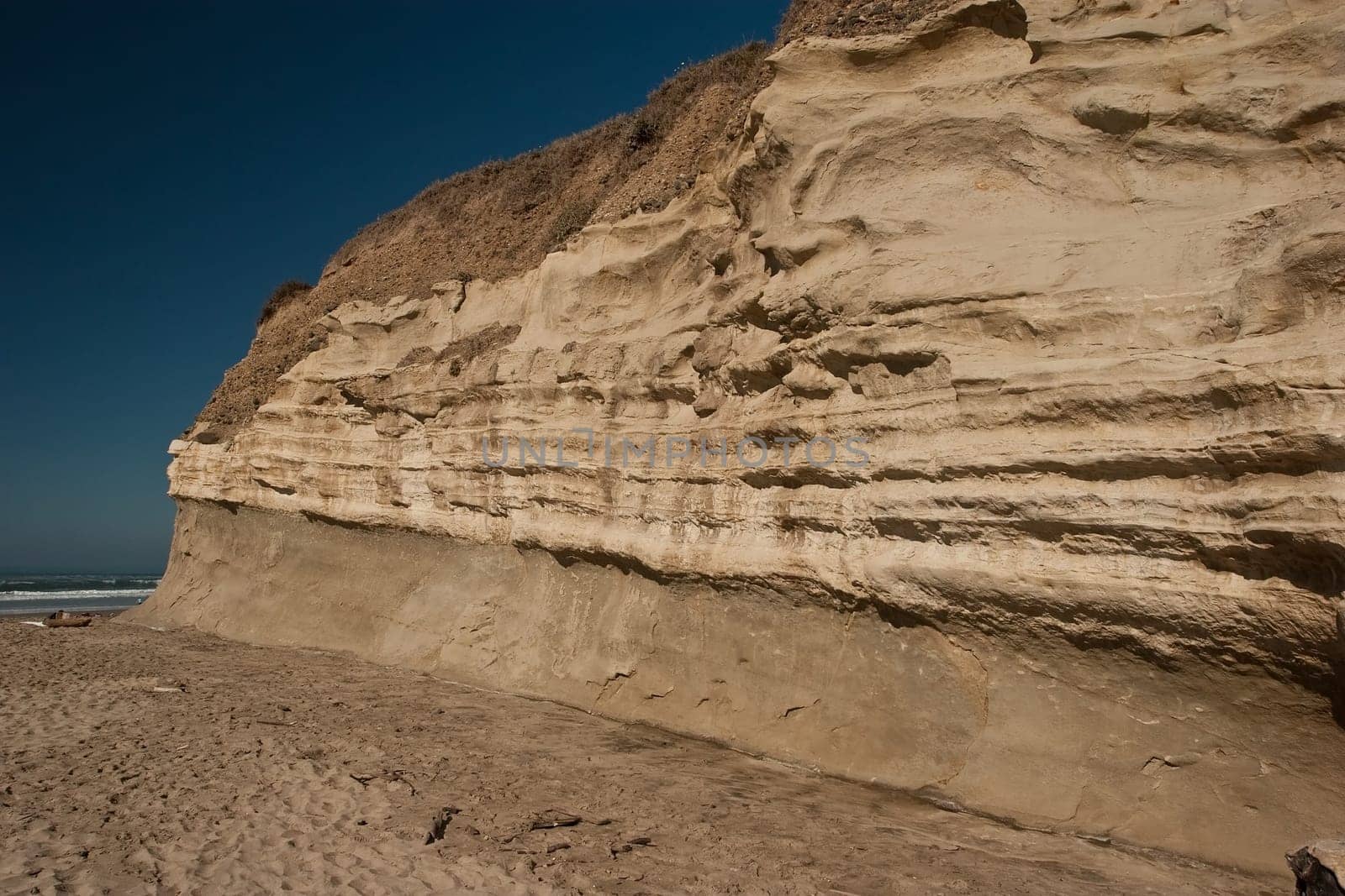 San Gregorio State Beach is a beach near San Gregorio, California, USA, south of Half Moon Bay. Part of the California State Park System, the beach lies just west of the intersection of State Route 1 and State Route 84. San Gregorio Creek widens to form a