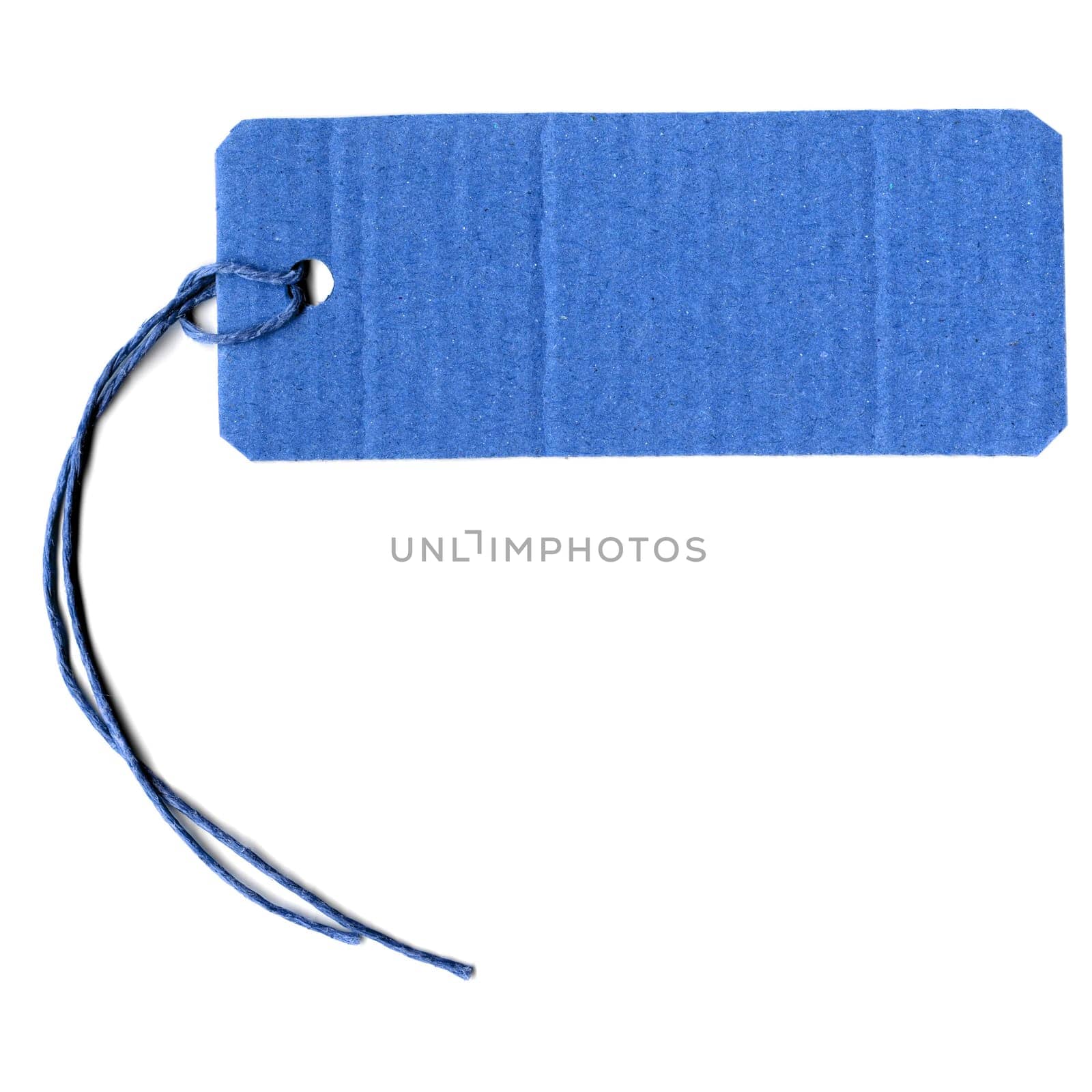 Price tag or address label with string