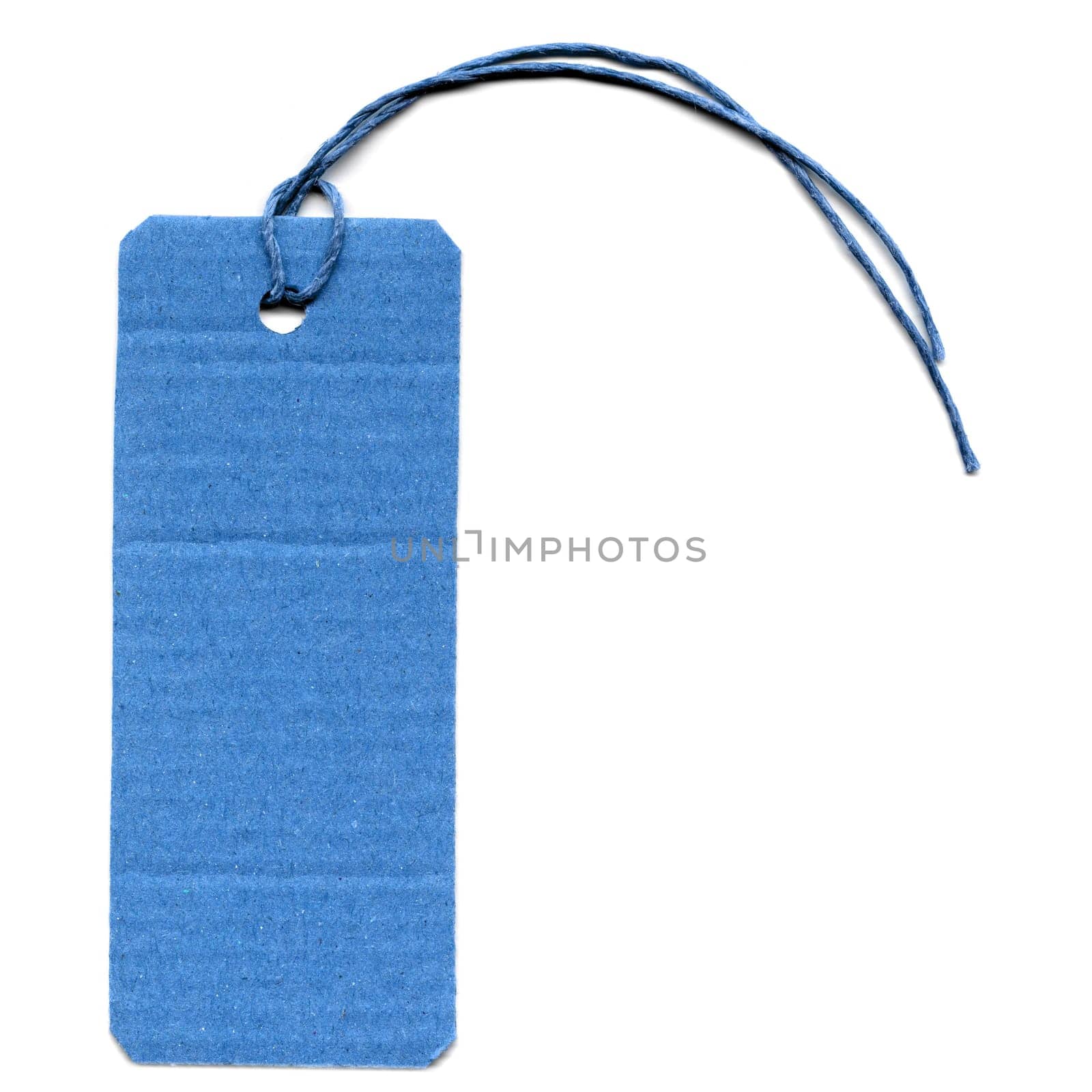 Price tag or address label with string