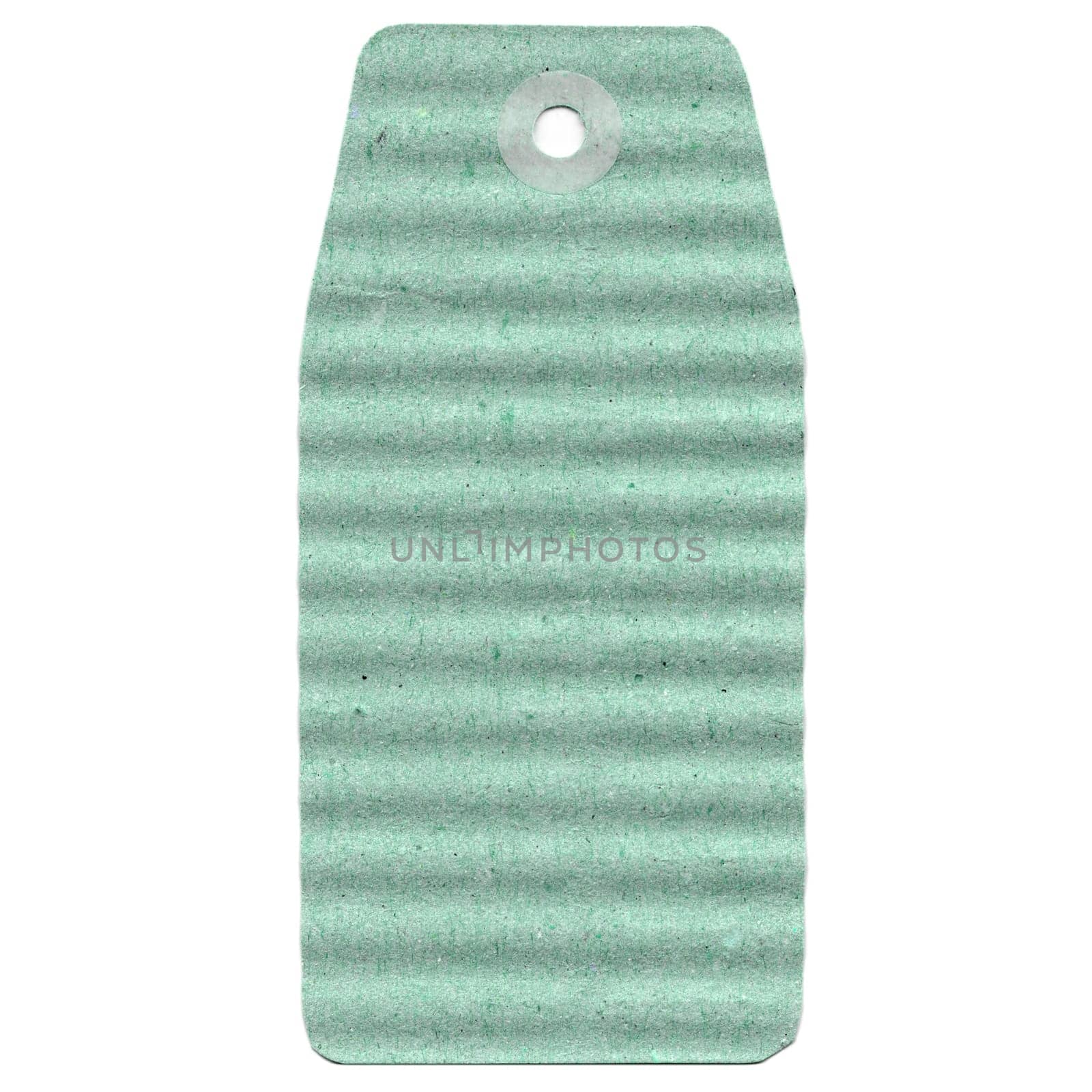 Tag label isolated over a white background