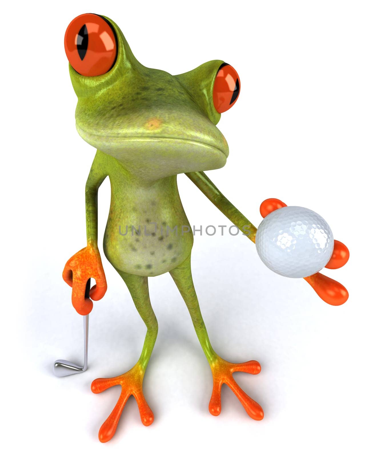 Frog and golf