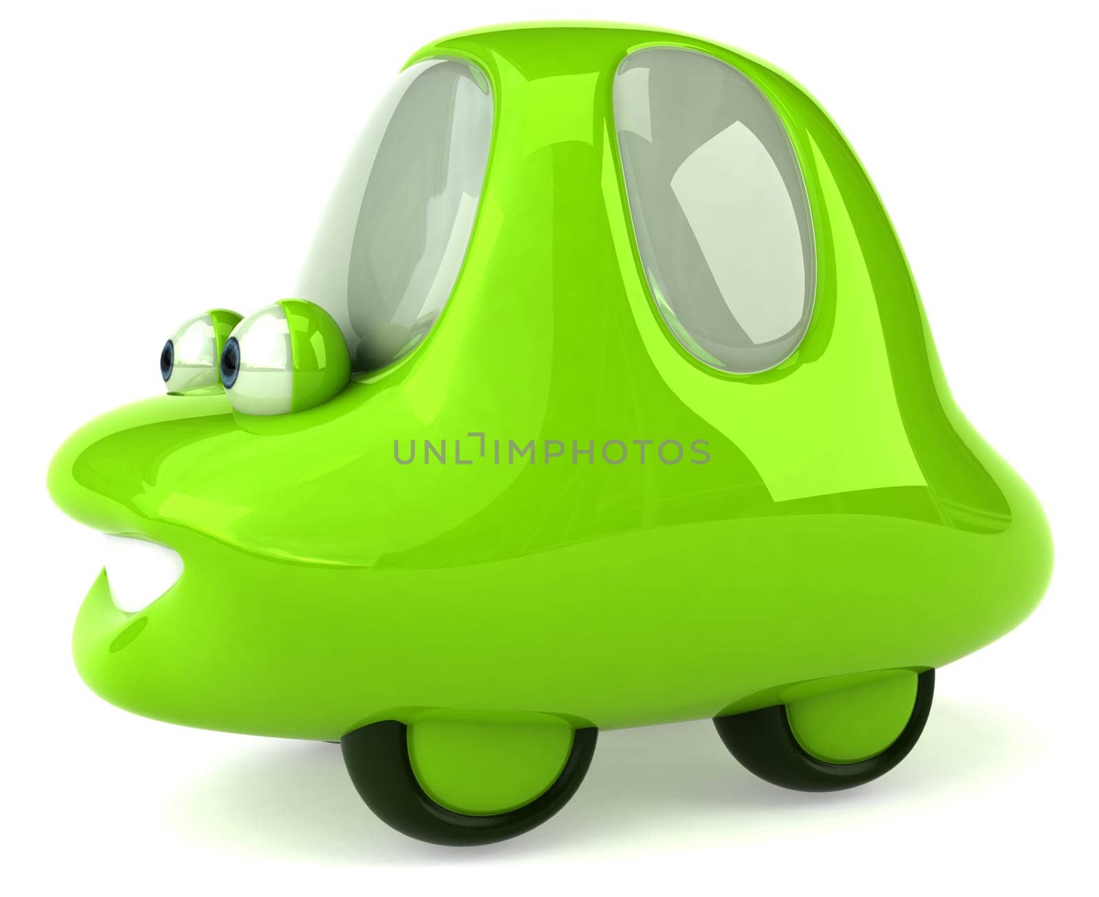 Green car
