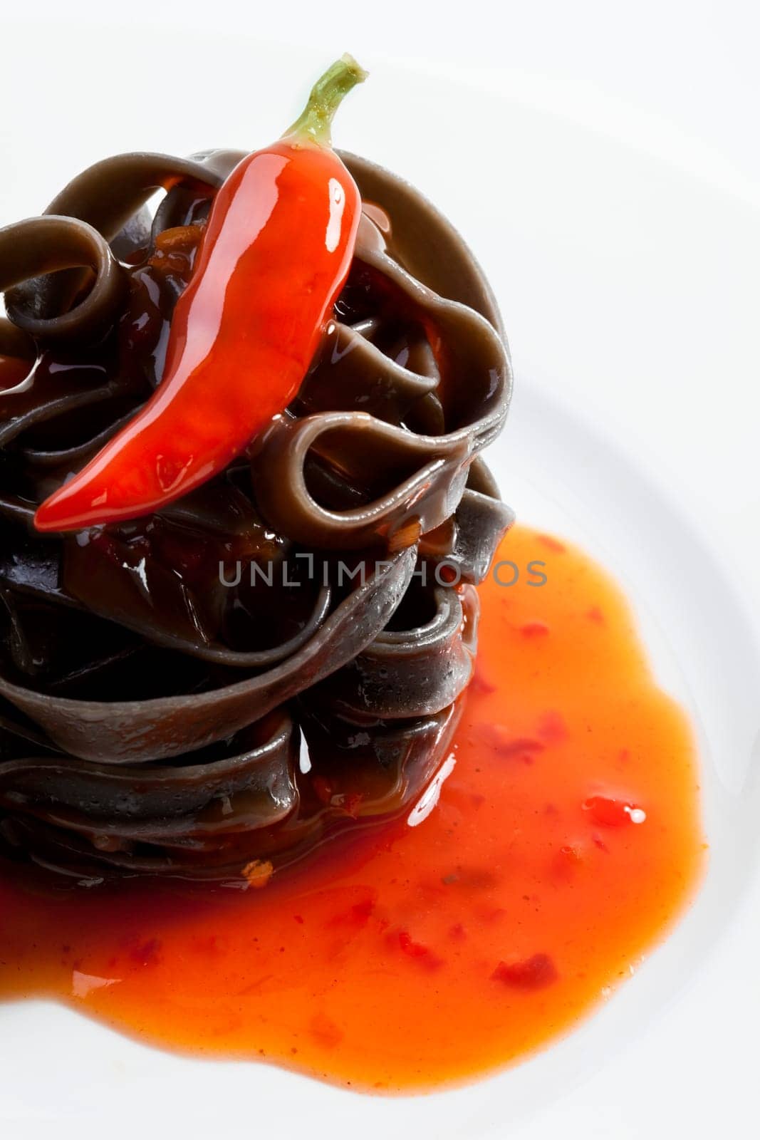 black pasta