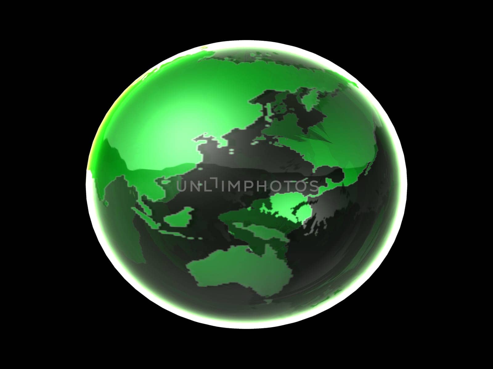 3D world globe
