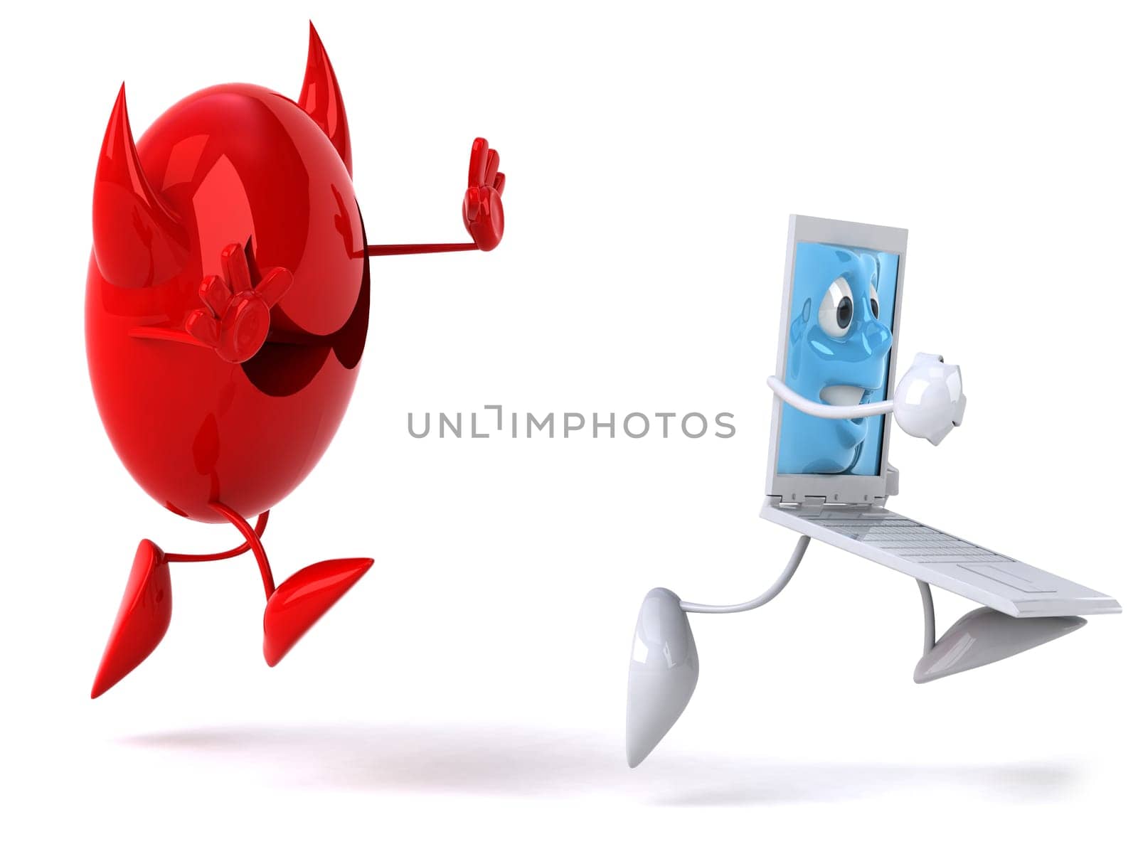 Laptop and virus