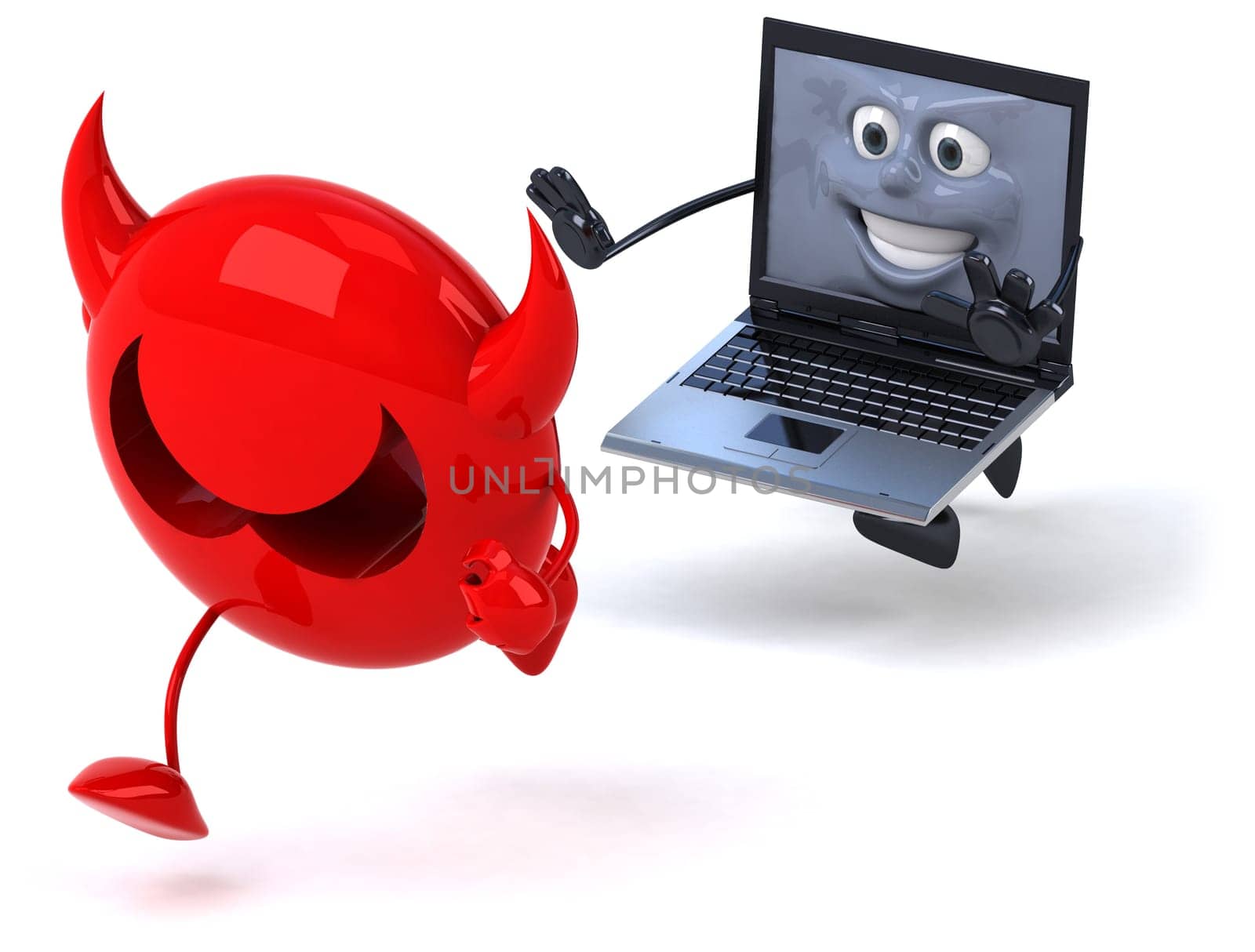 Laptop and virus