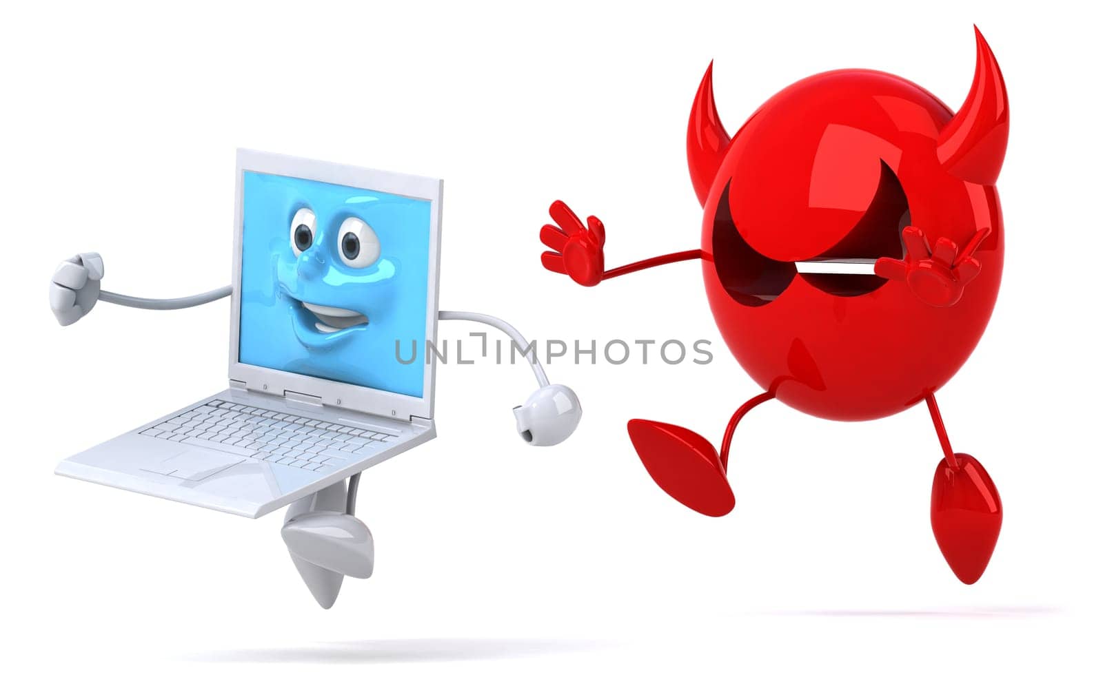 Laptop and virus