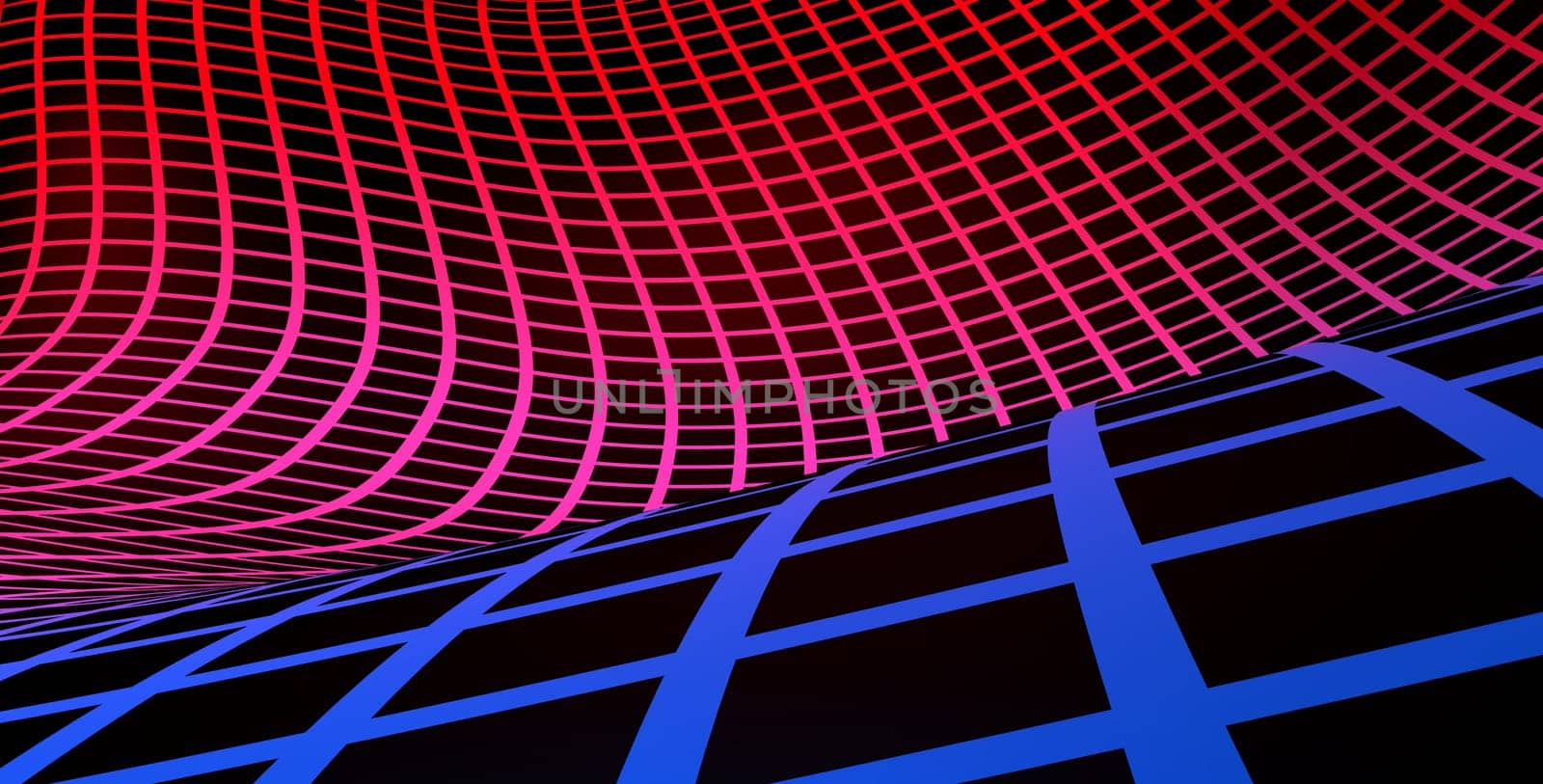 Grid background blue red on black 03