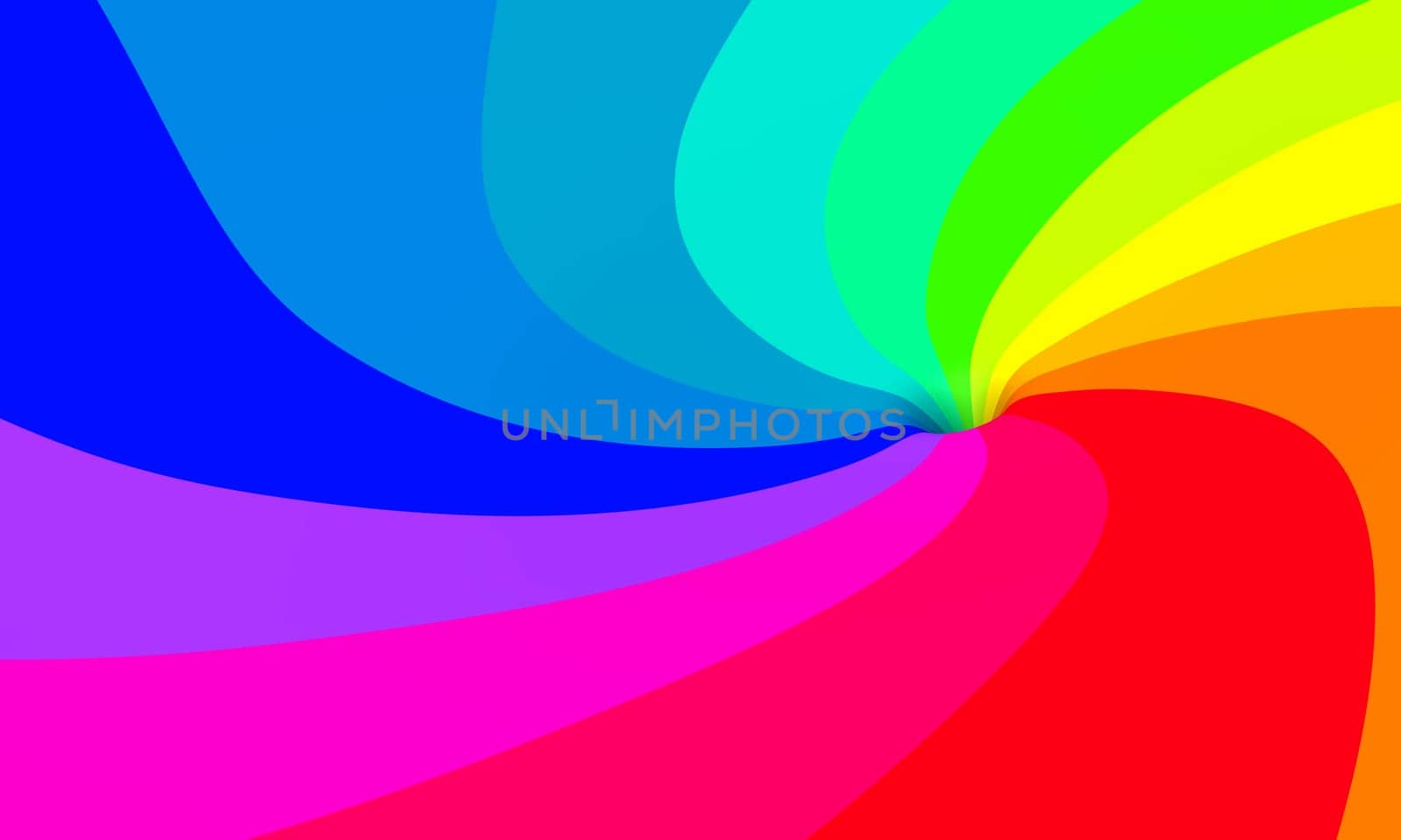 3D Rainbow Swirl 01