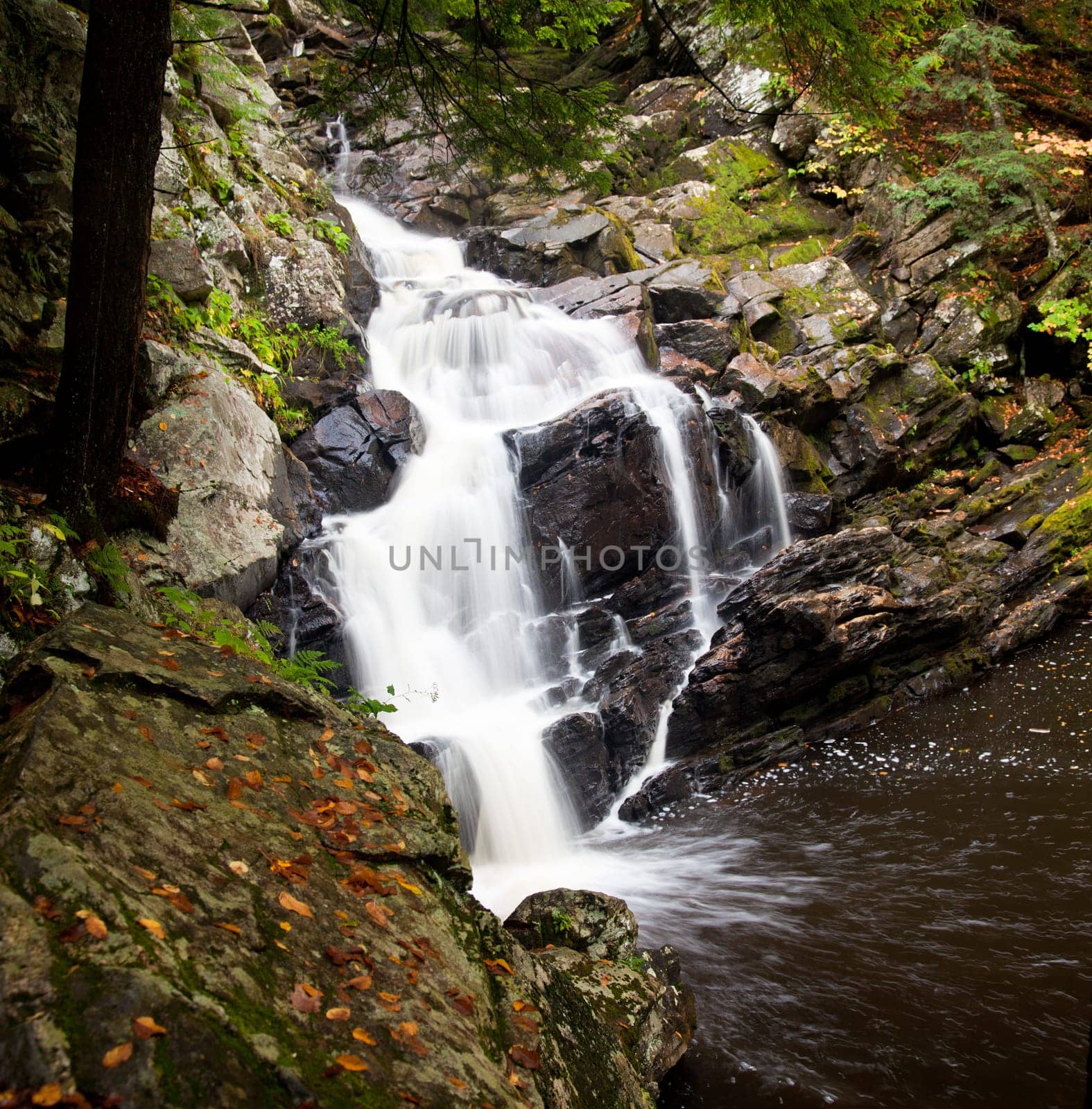 Waconah Falls near Dalton in Berkshire County MA