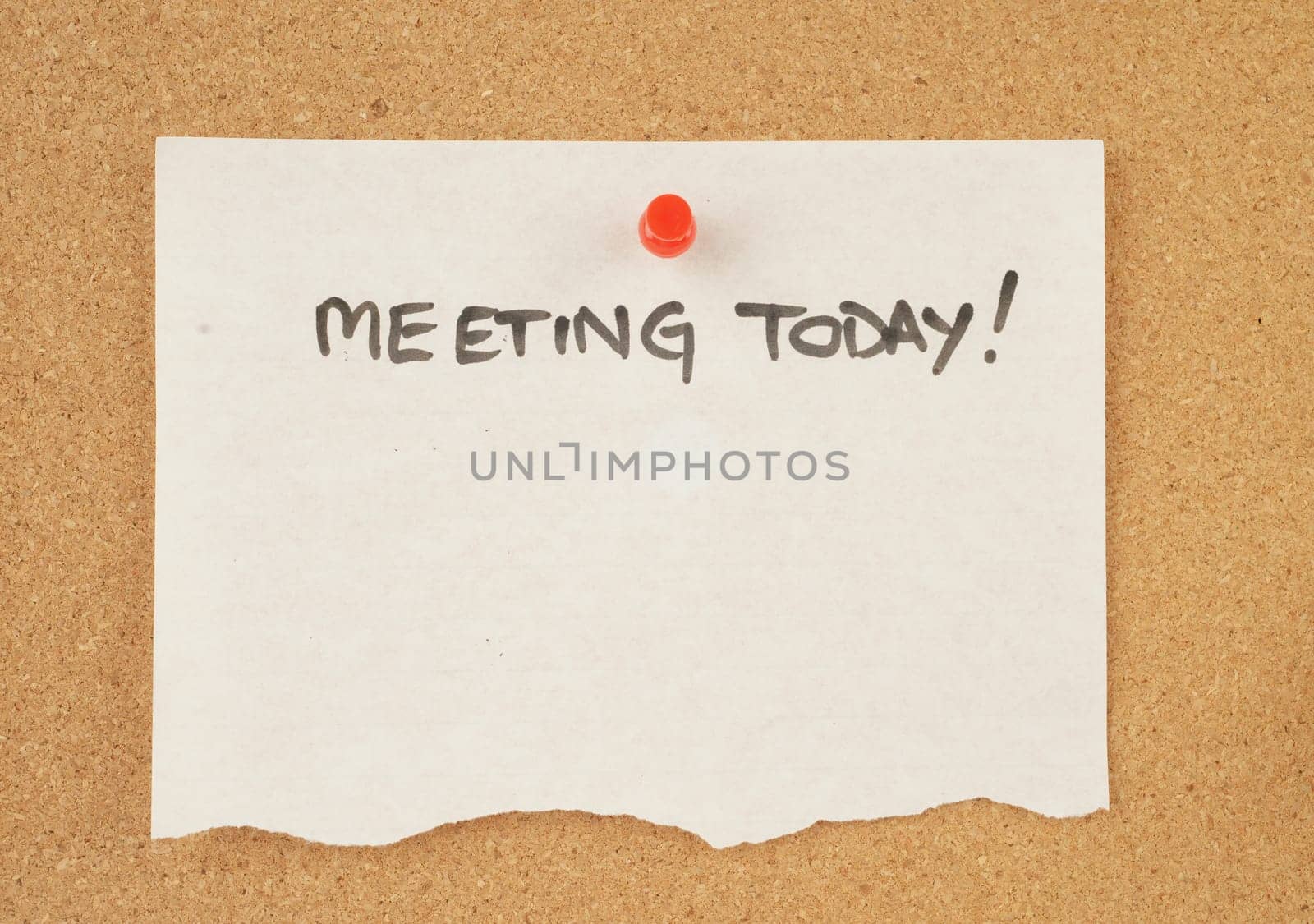 great image of a note pinned to a corkboard