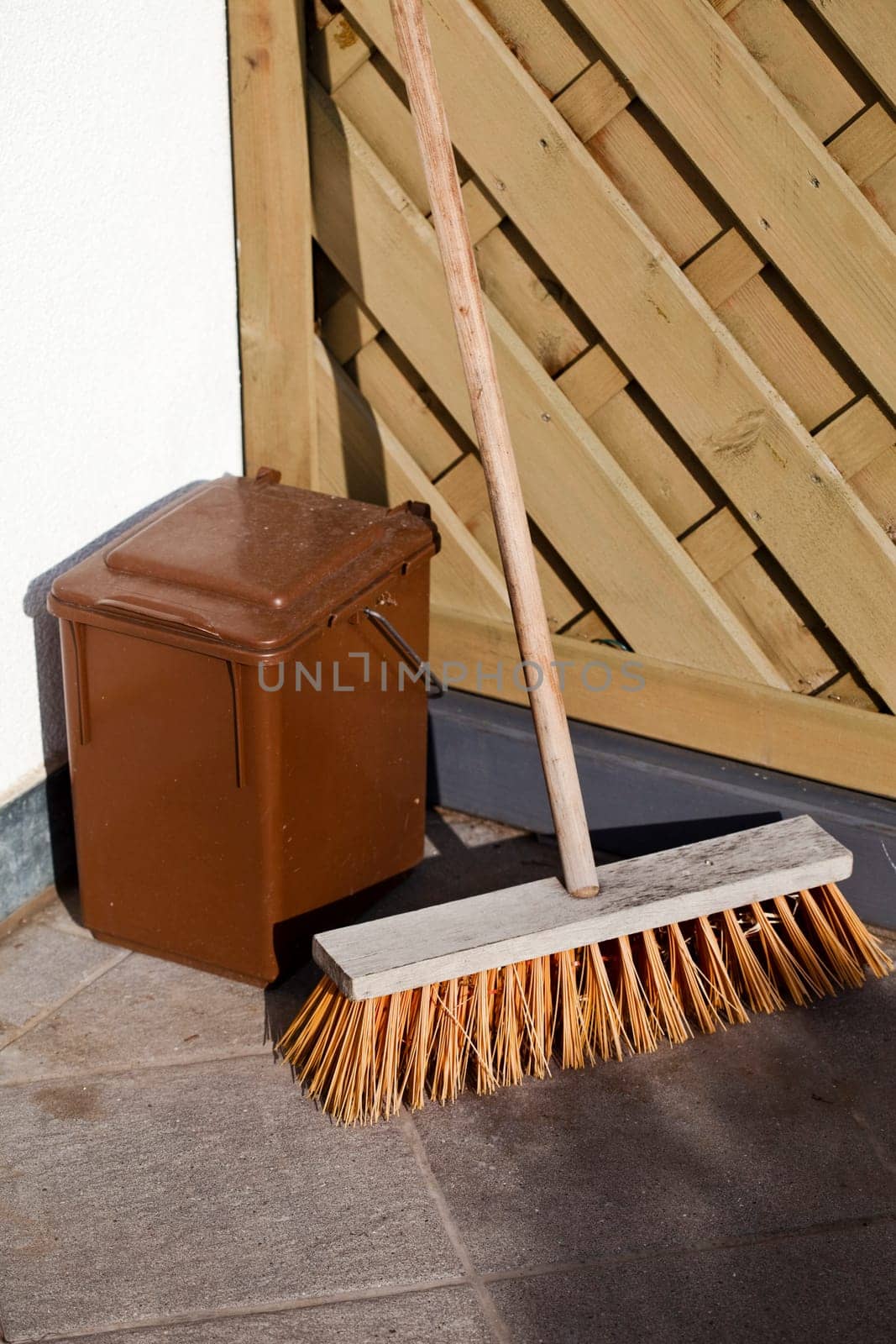 Broom and bucket