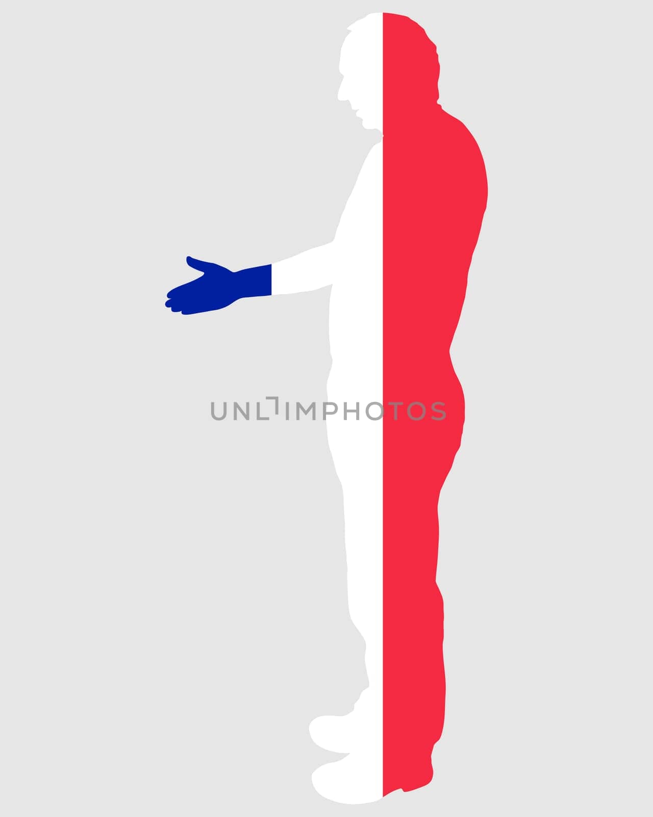 French handshake