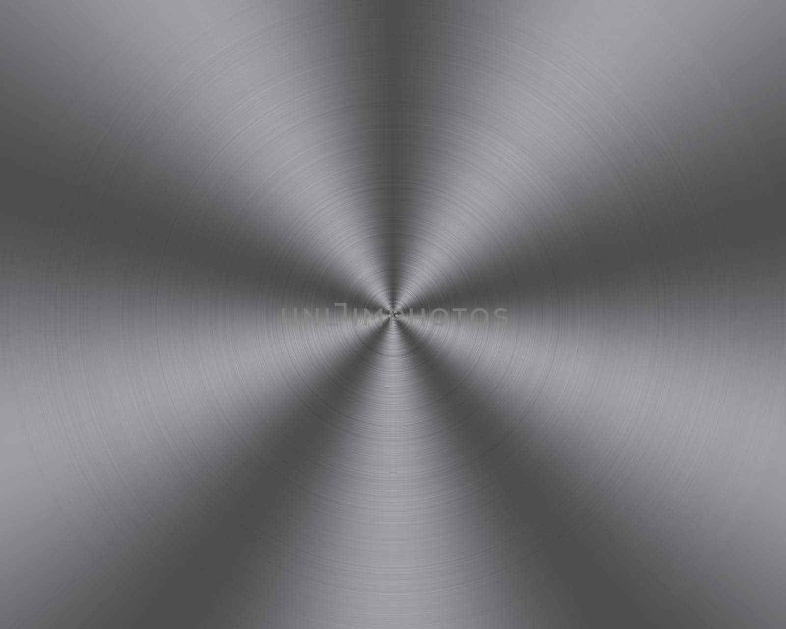 a large rendered sheet of brushed iron in a circular design