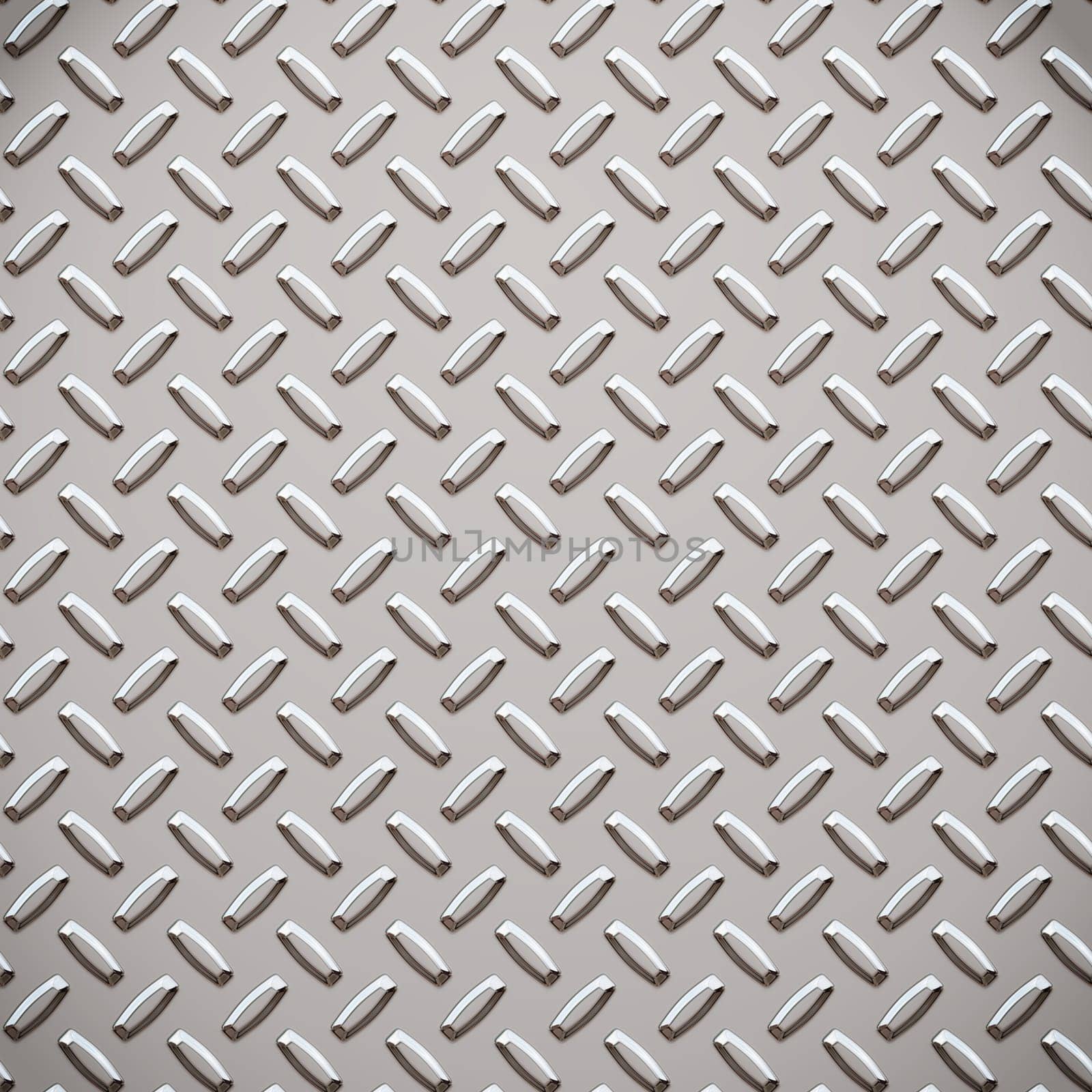 a large seamless sheet of alluminium or nickel diamond or tread plate