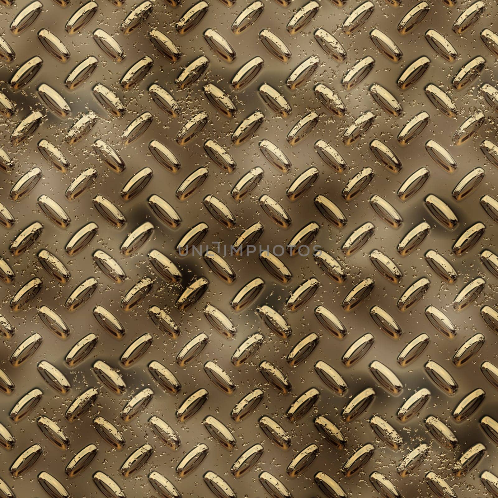 a large sheet of diamond or tread plate metal