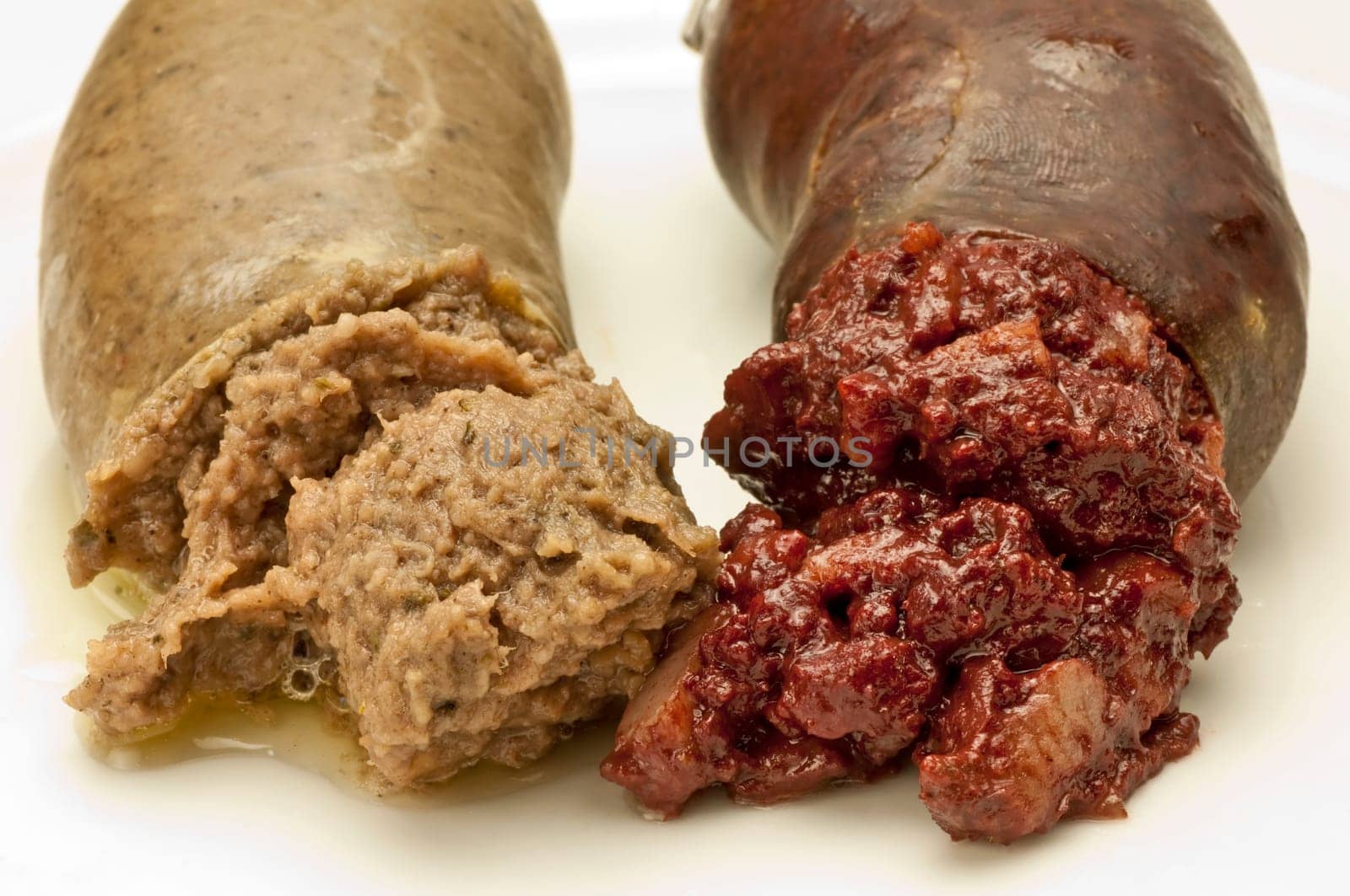 Black pudding and liver sausage