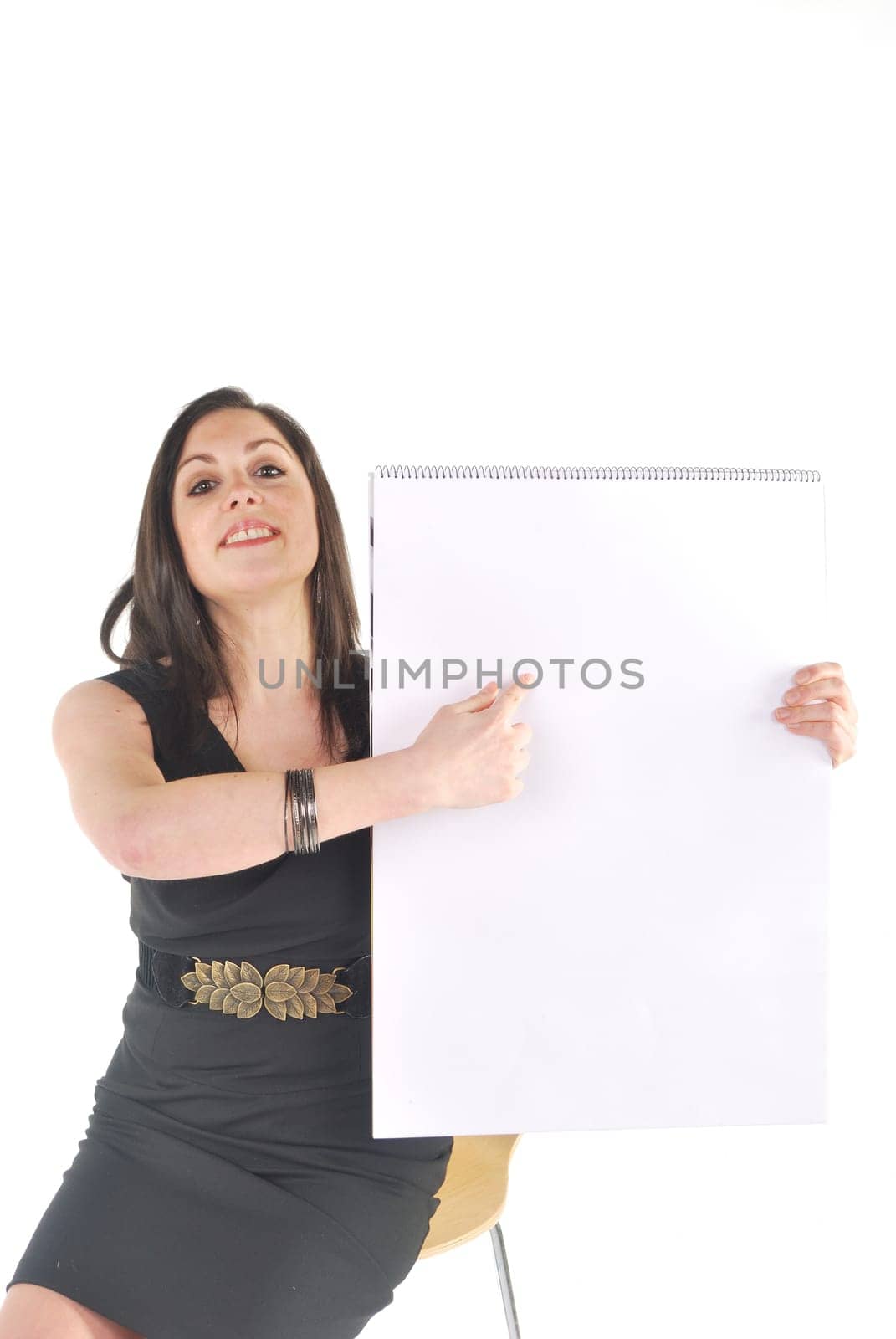 Woman with flipchart