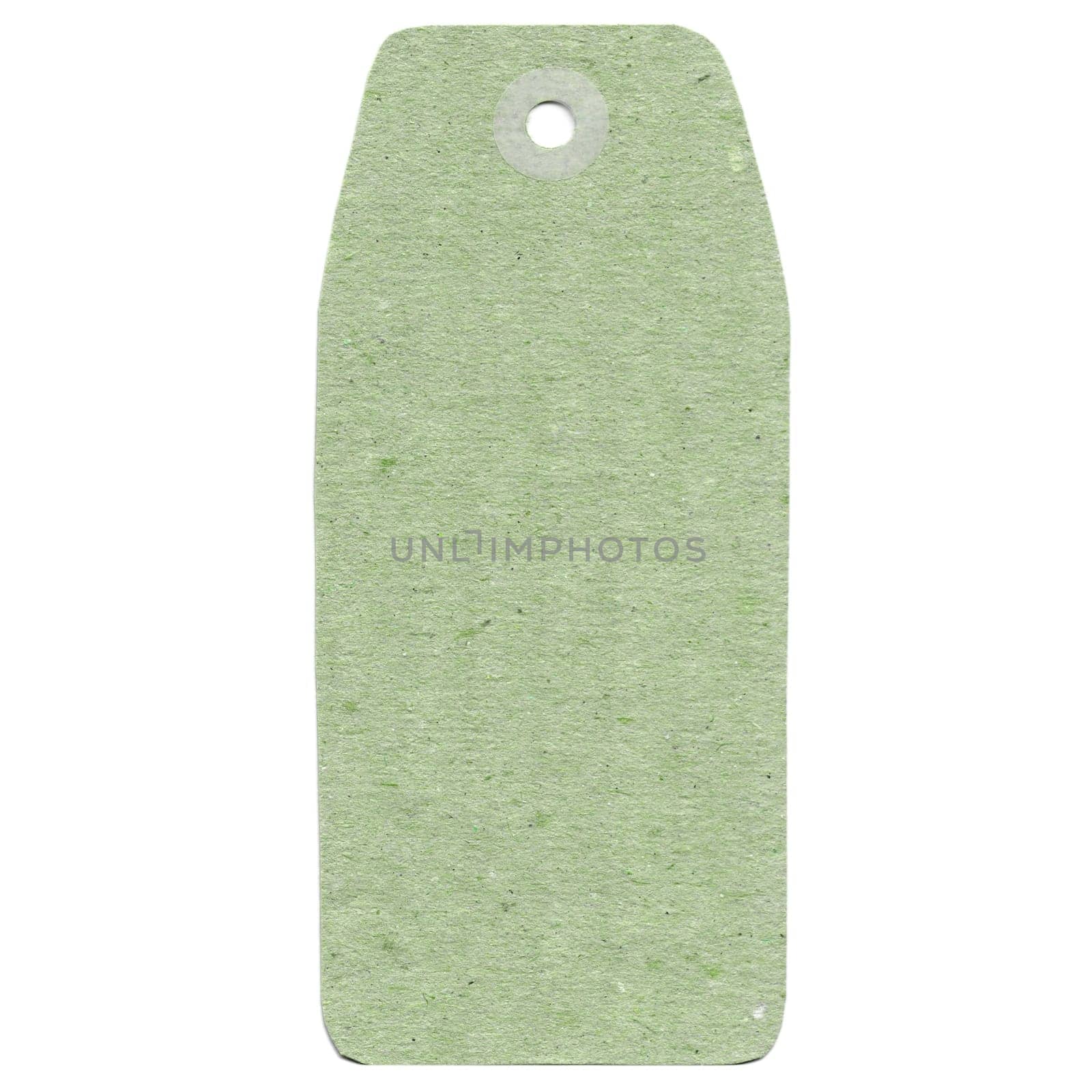Tag label isolated over a white background