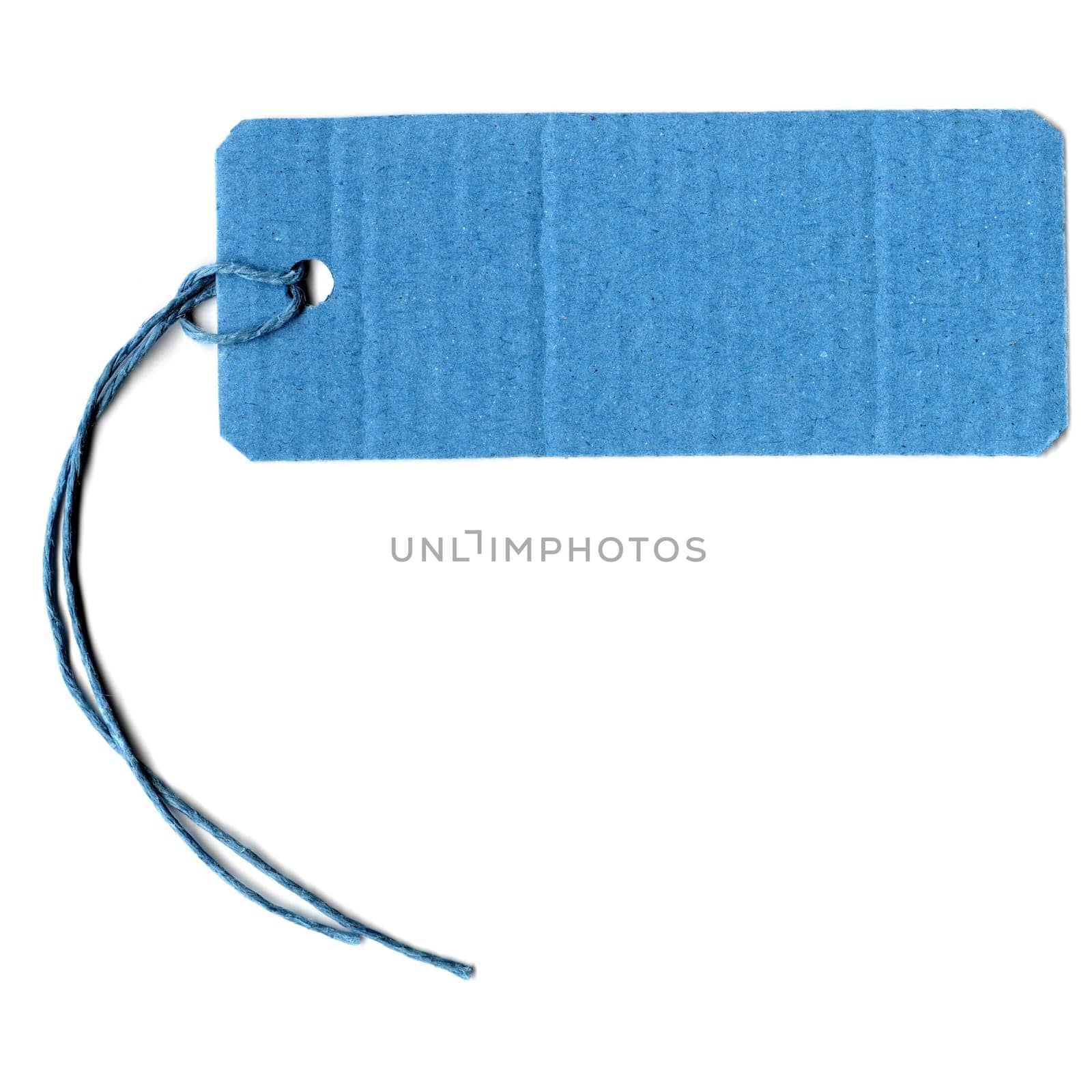 Price tag or address label with string