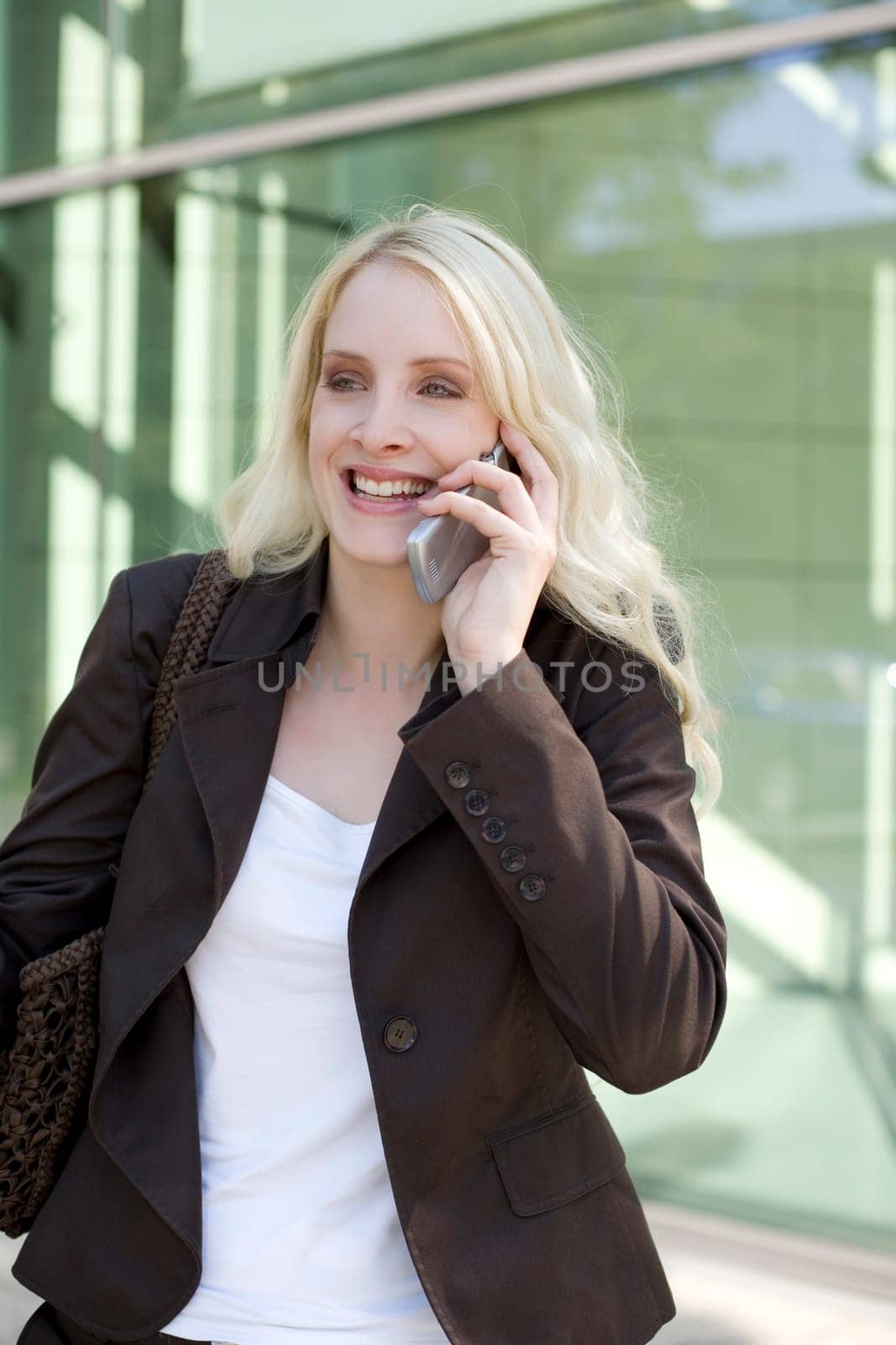Woman with mobile phone