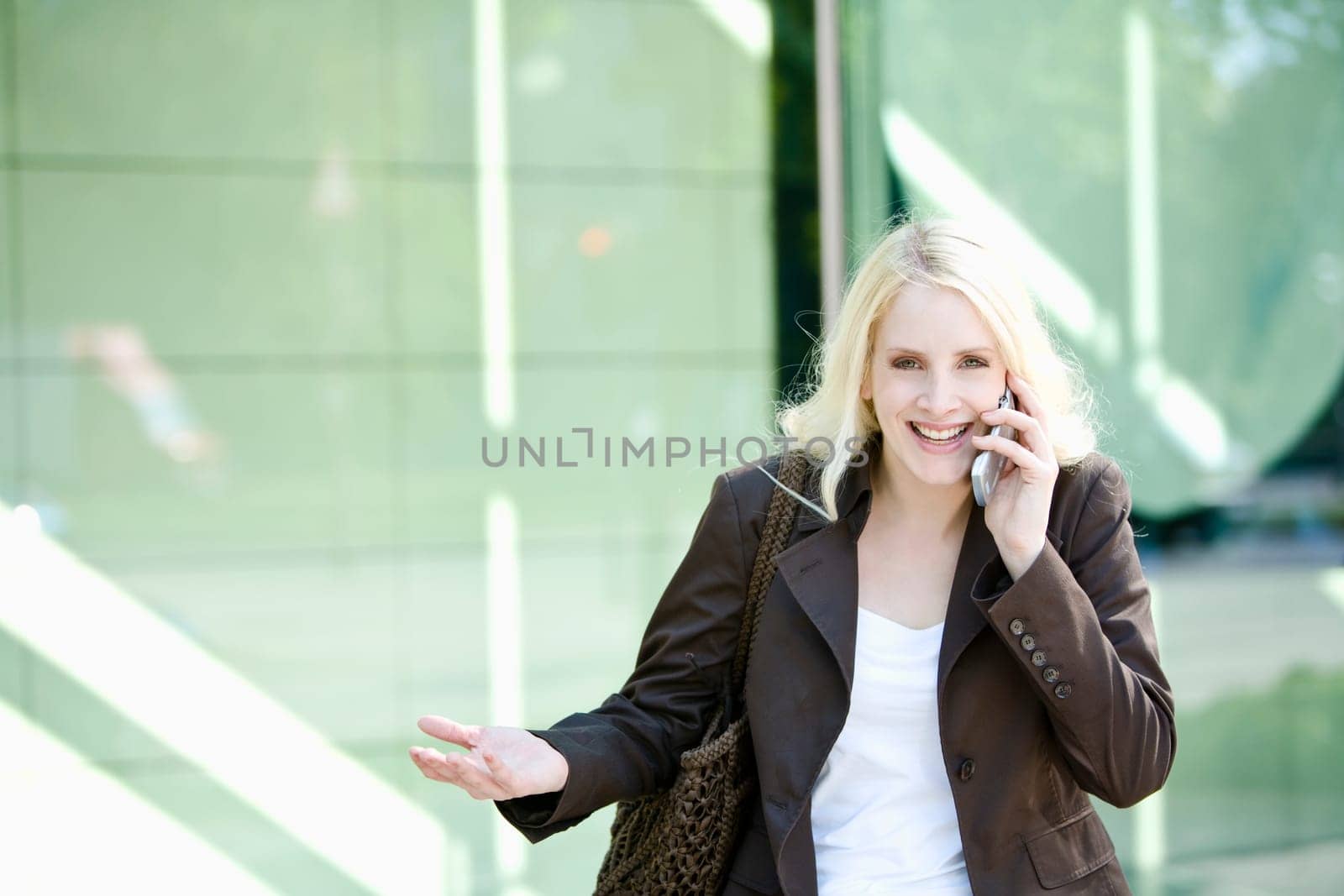 Woman with mobile phone