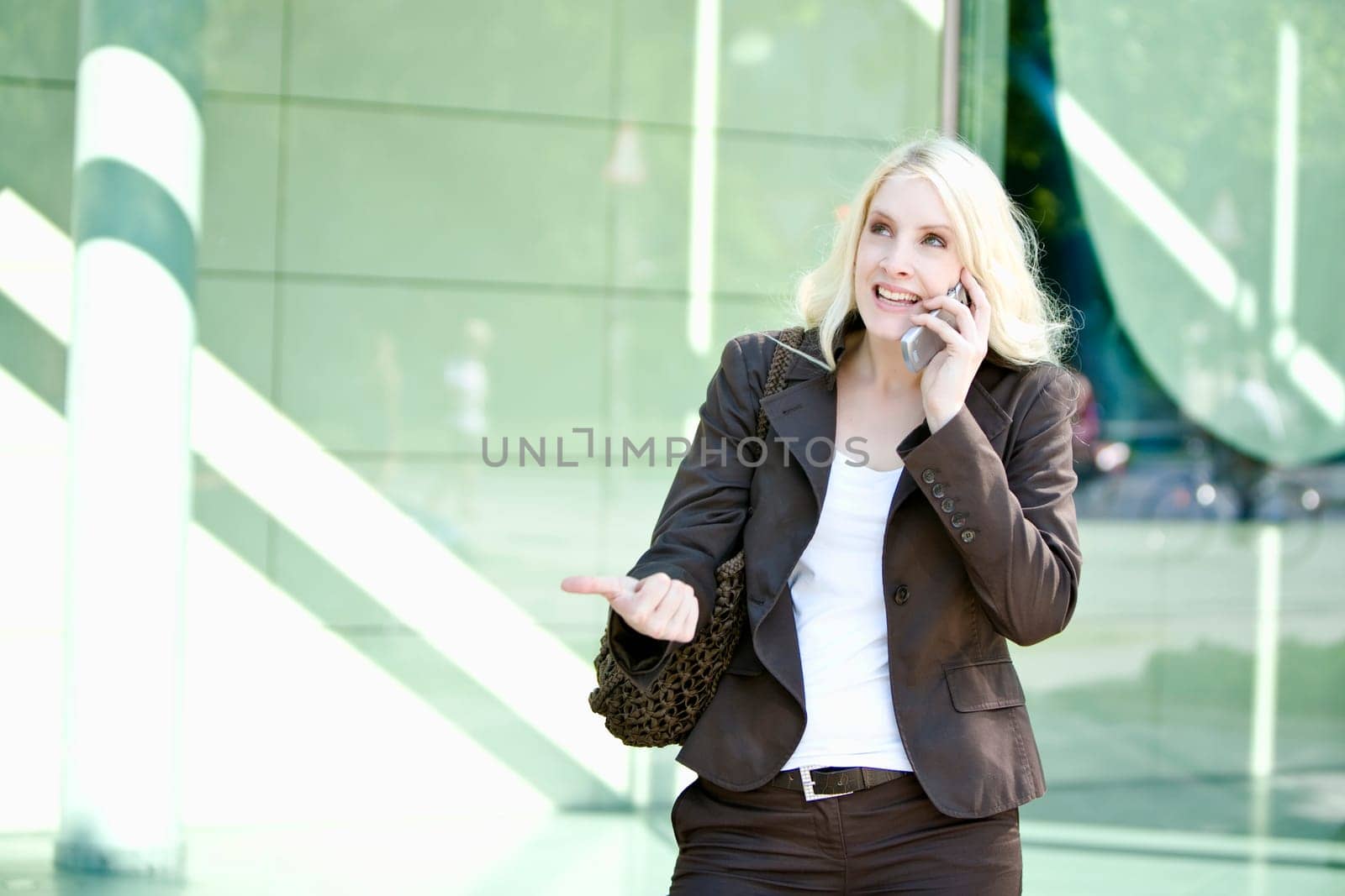 Woman with mobile phone