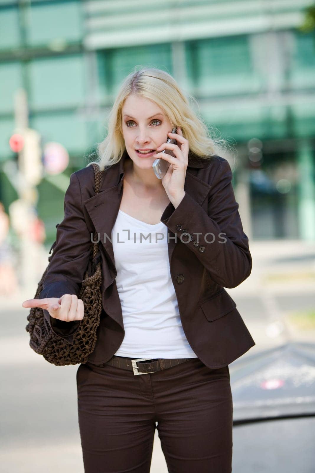 Woman with mobile phone