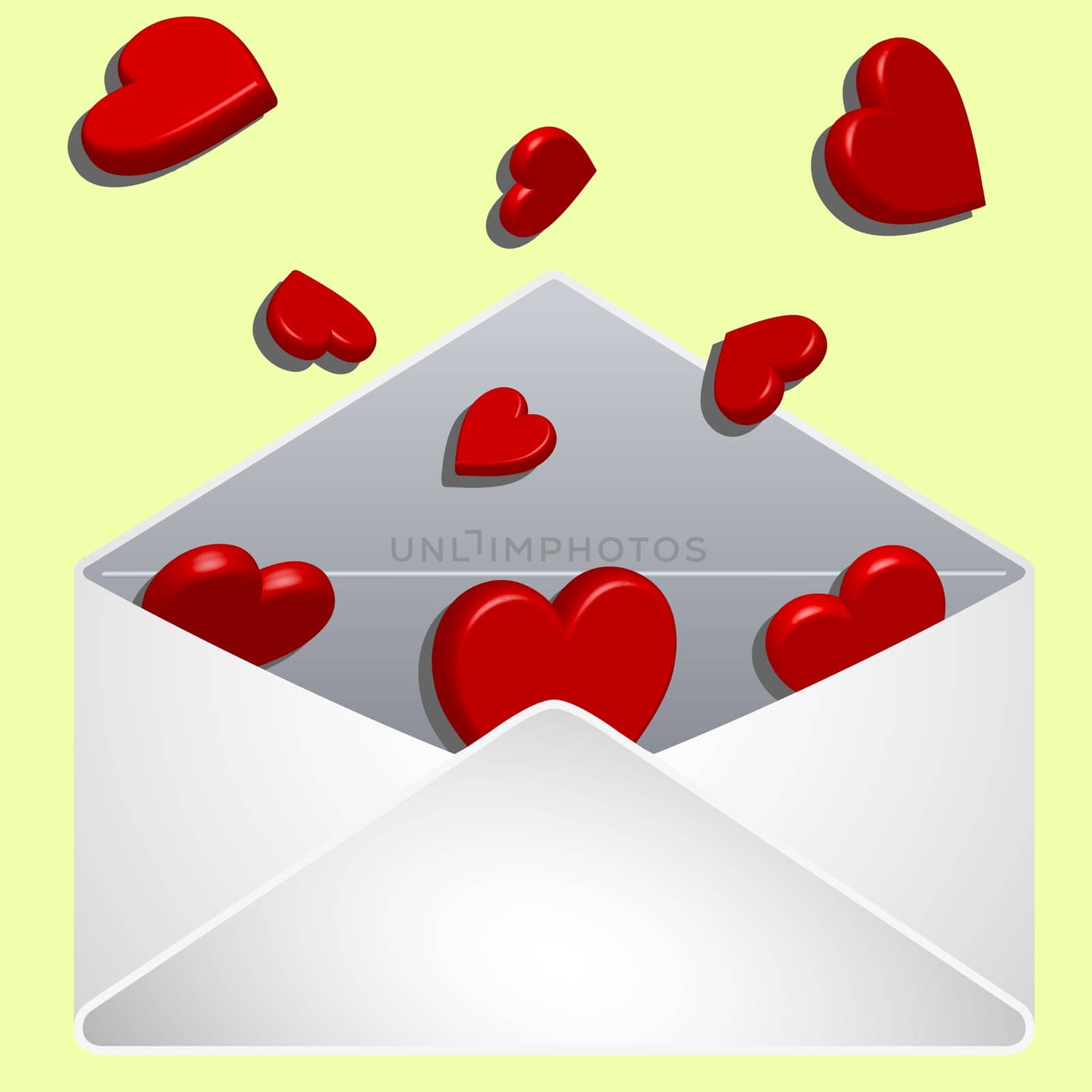 envelope with love