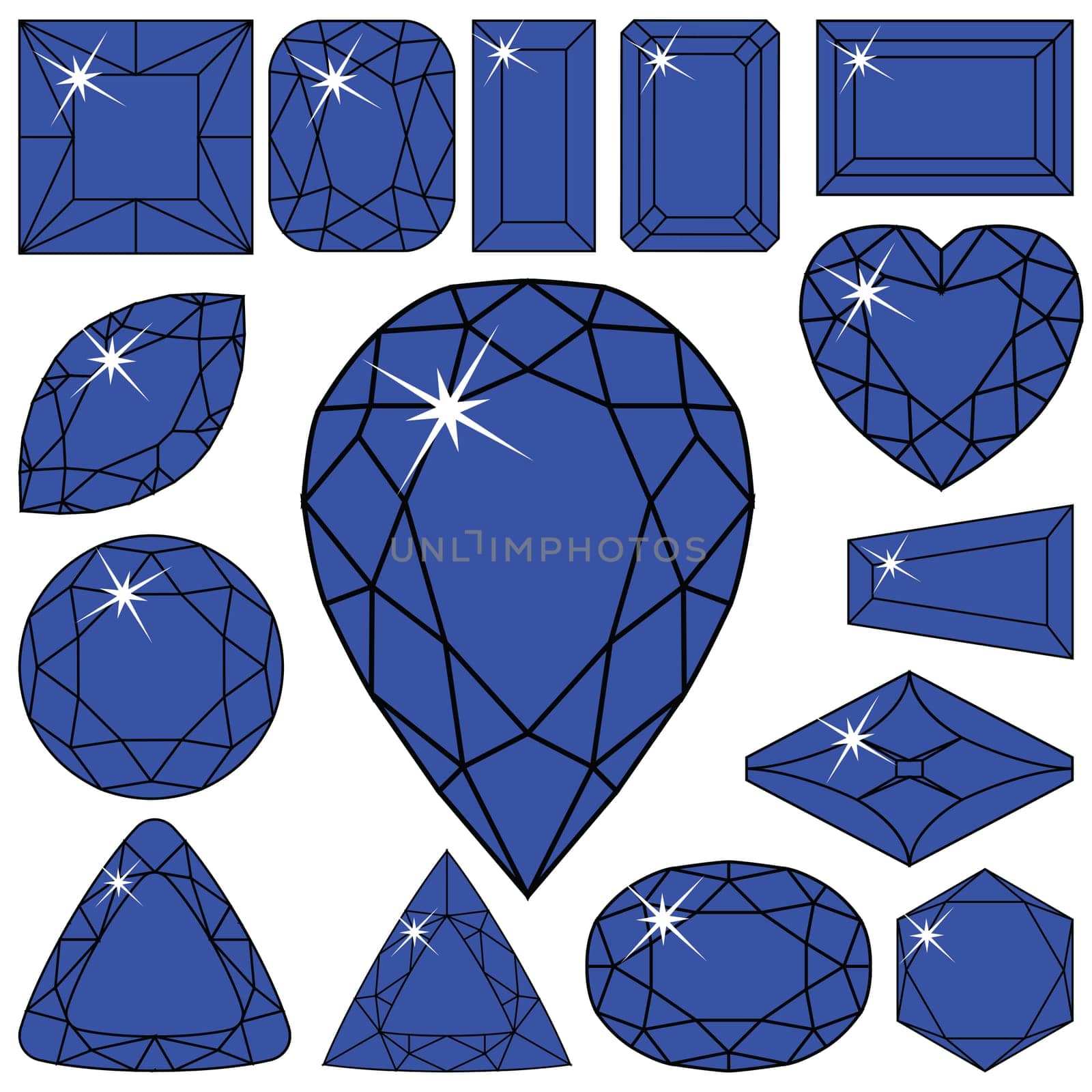 blue diamonds collection